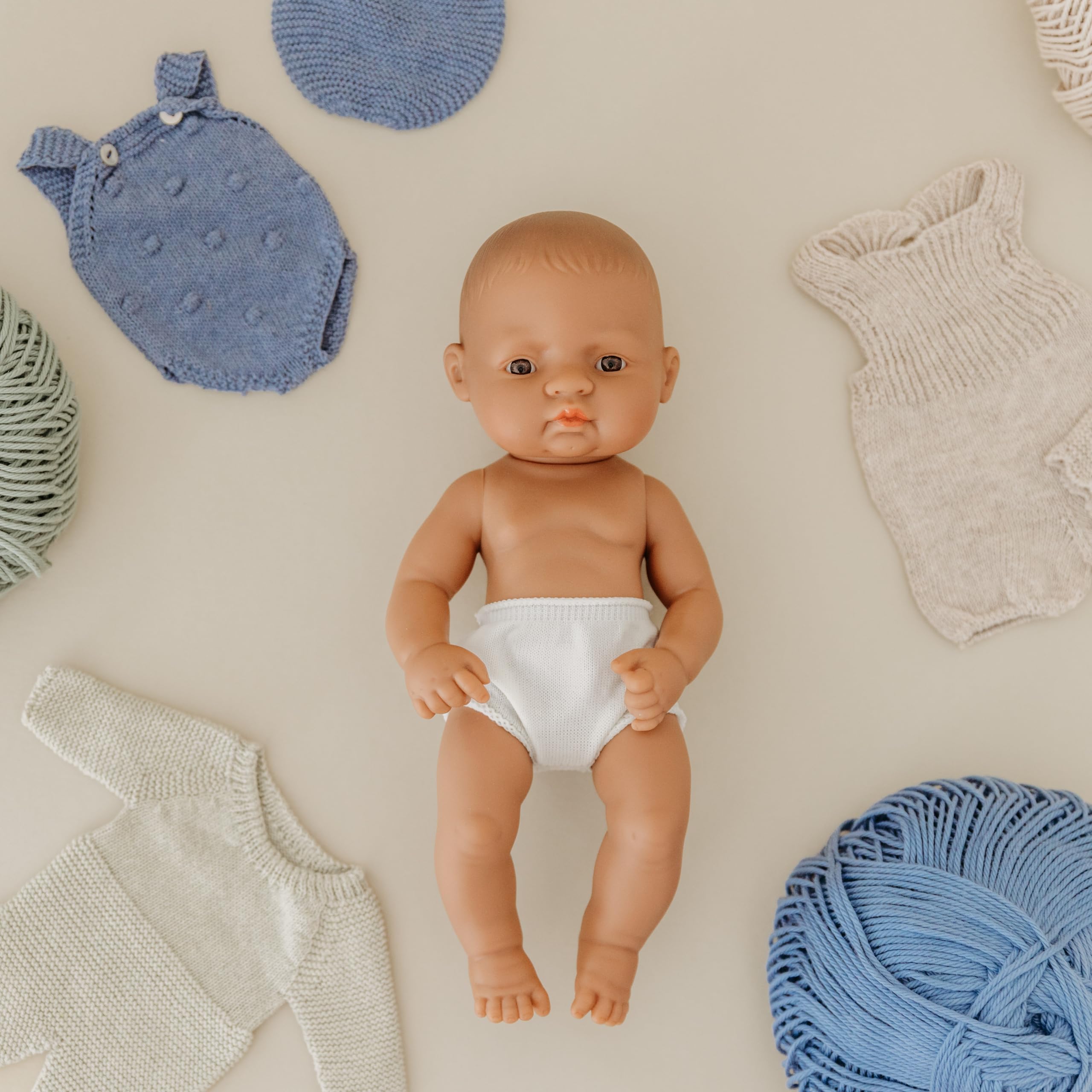 Miniland Baby Doll 31038 Anatomically Correct Nurturing Doll 8