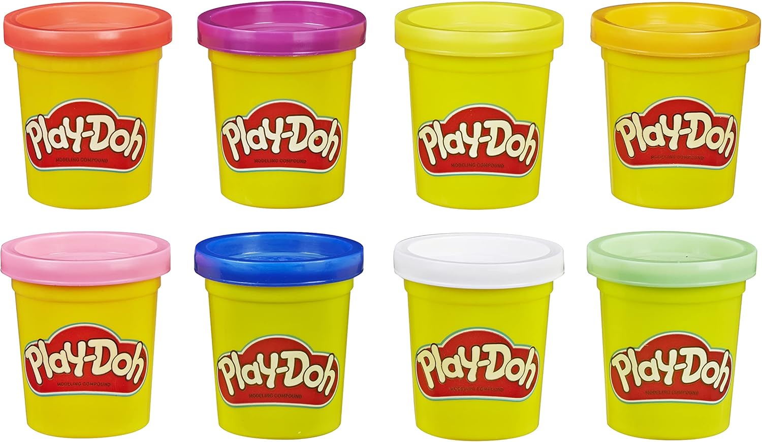 Play-Doh 8-Pack Rainbow Non-Toxic Modeling Compound with 8 Colors 6