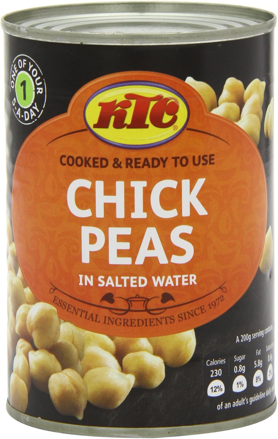 KTC - Chick Peas in Salted Water 400g 4