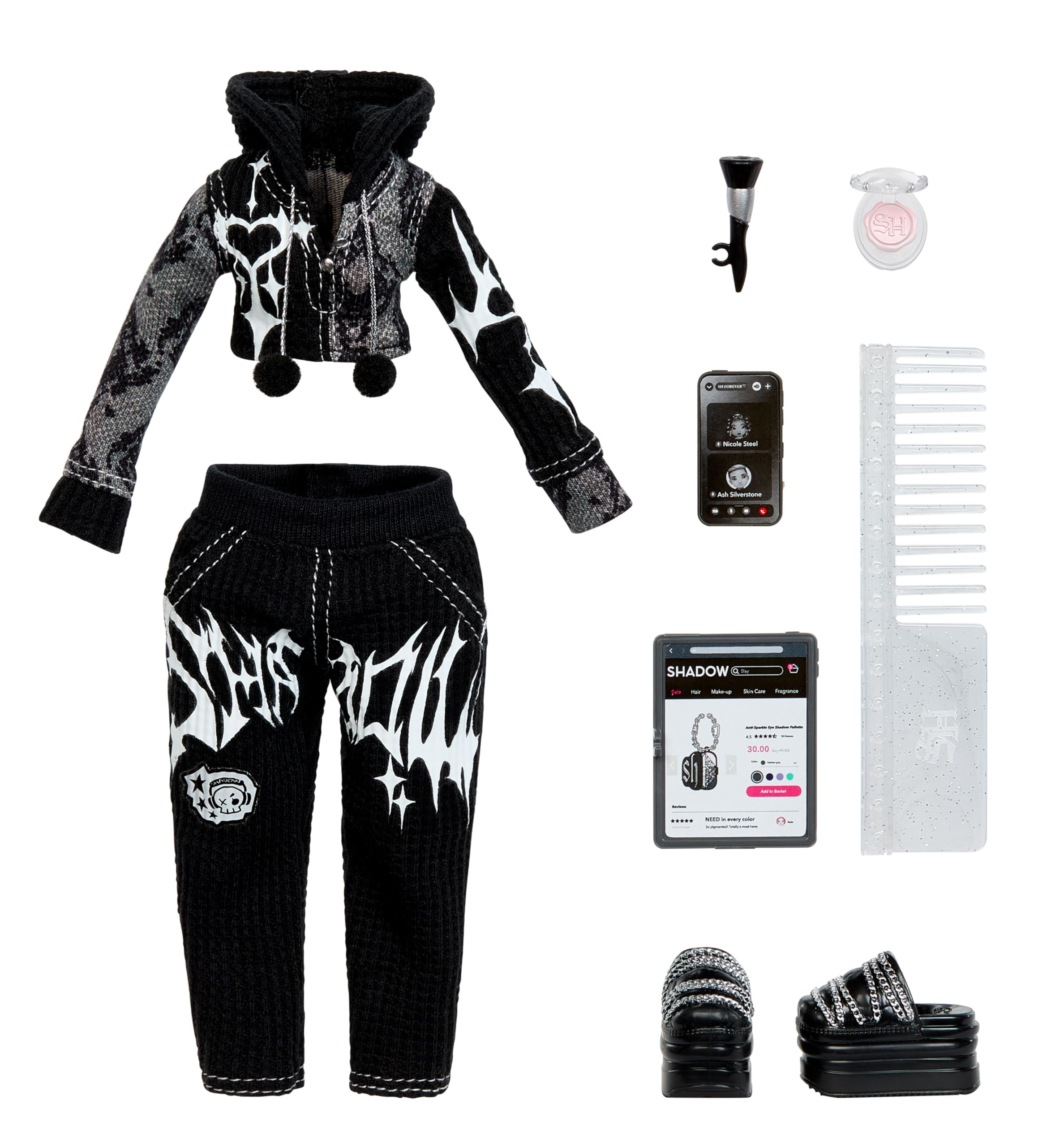 Rainbow High Shadow High Girl's Night - Heather Grayson Doll | 28cm | Fully Articulated 5