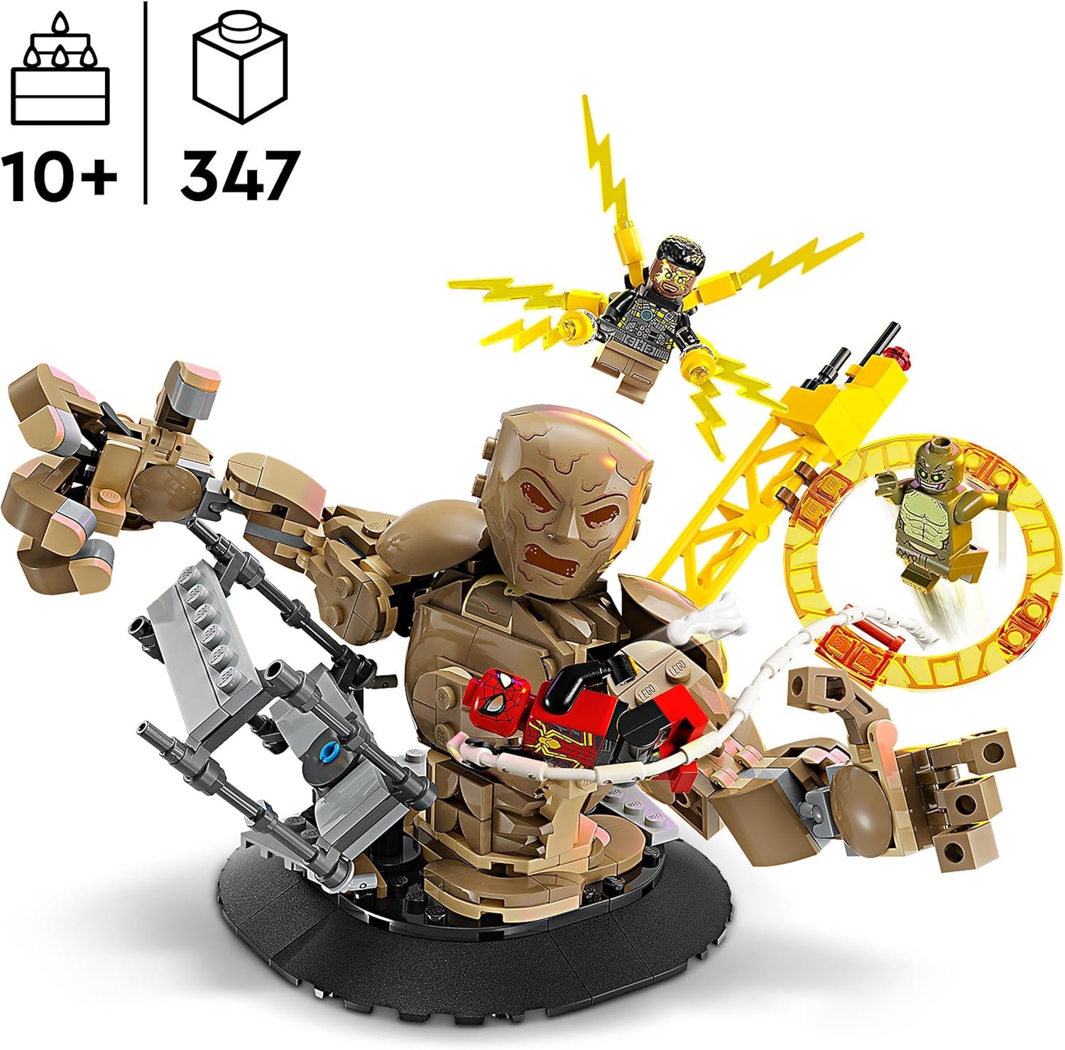 LEGO Marvel Spider-Man vs. Sandman: Final Battle – 347-Piece Building Set for Ages 10+ 3