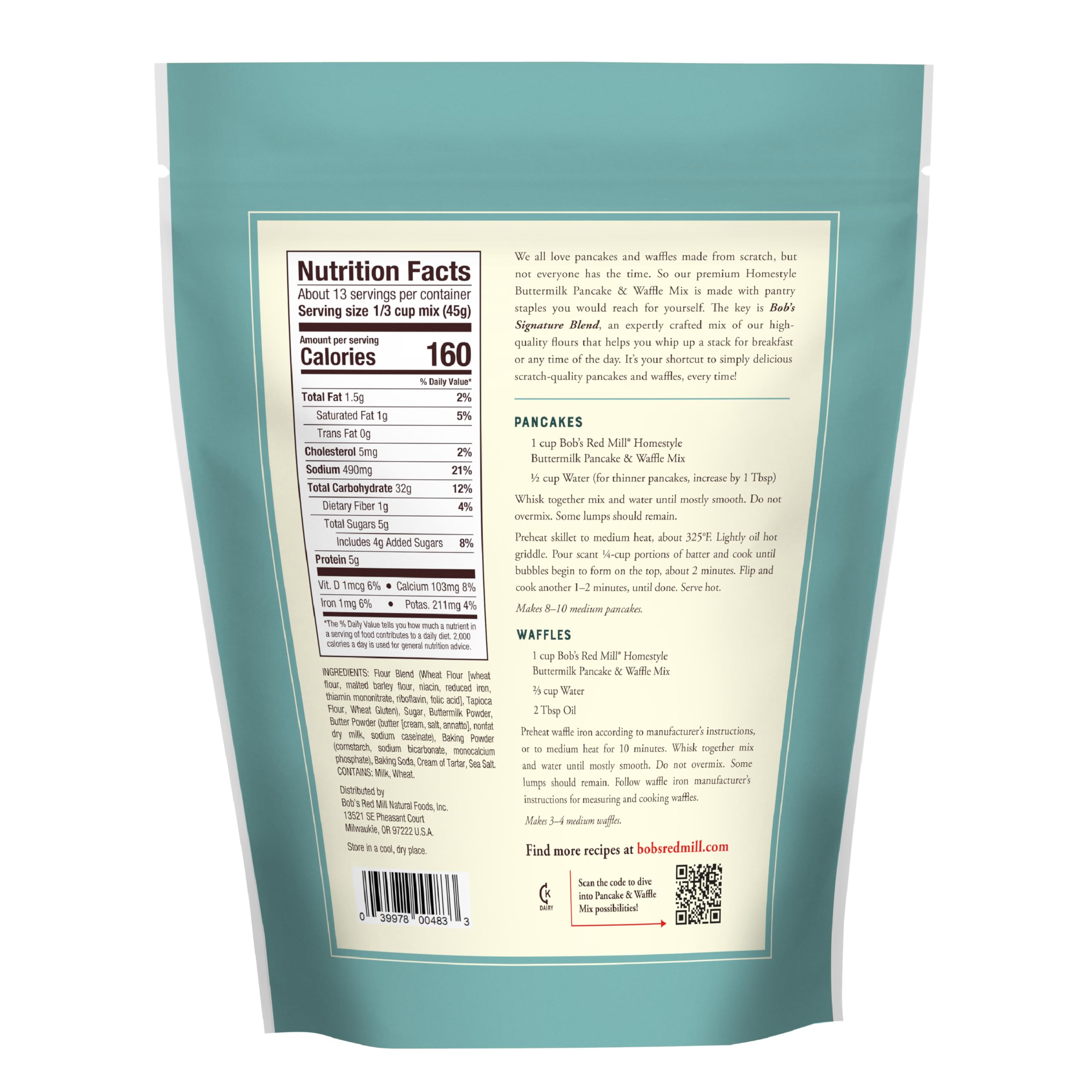 Bob's Red Mill - Signature Buttermilk Pancake Mix 567g 8