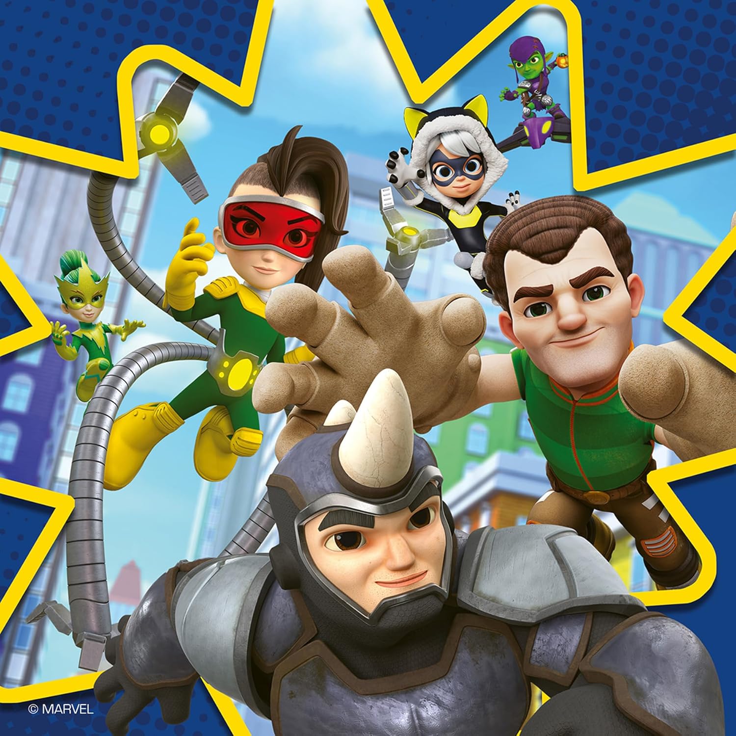 Ravensburger Marvel Spiderman Spidey & His Amazing Friends 3x 49-Piece Jigsaw Puzzle 4