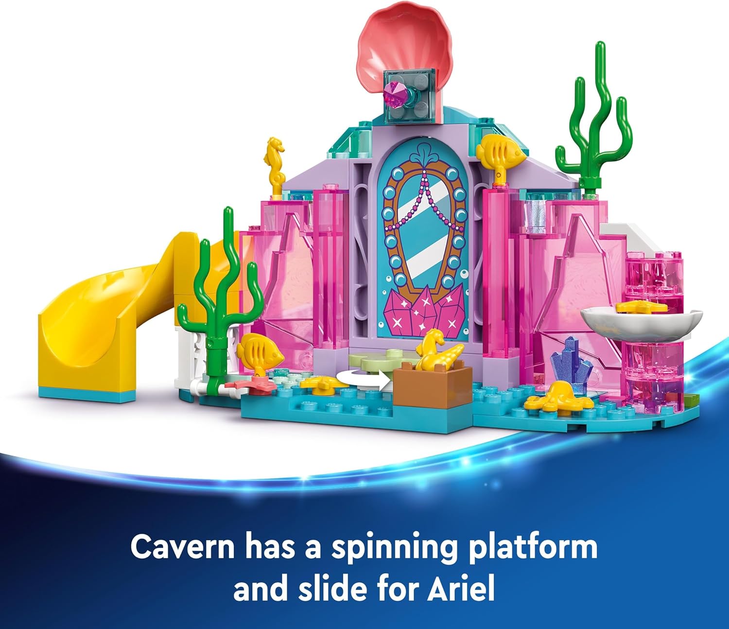 LEGO ǀ Disney Princess Ariel’s Crystal Cavern Buildable Playset for Kids 4+ 5