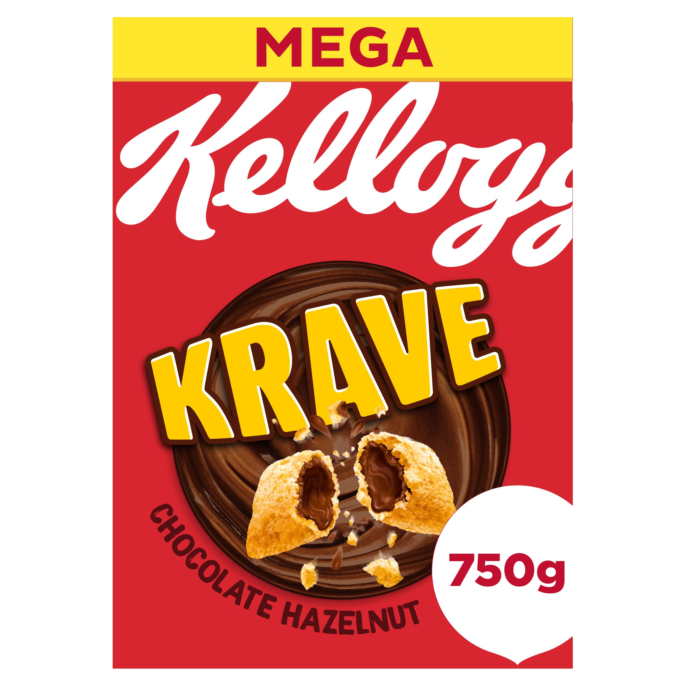 Kellogg's Krave Chocolate Hazelnut Breakfast Cereal, 750g