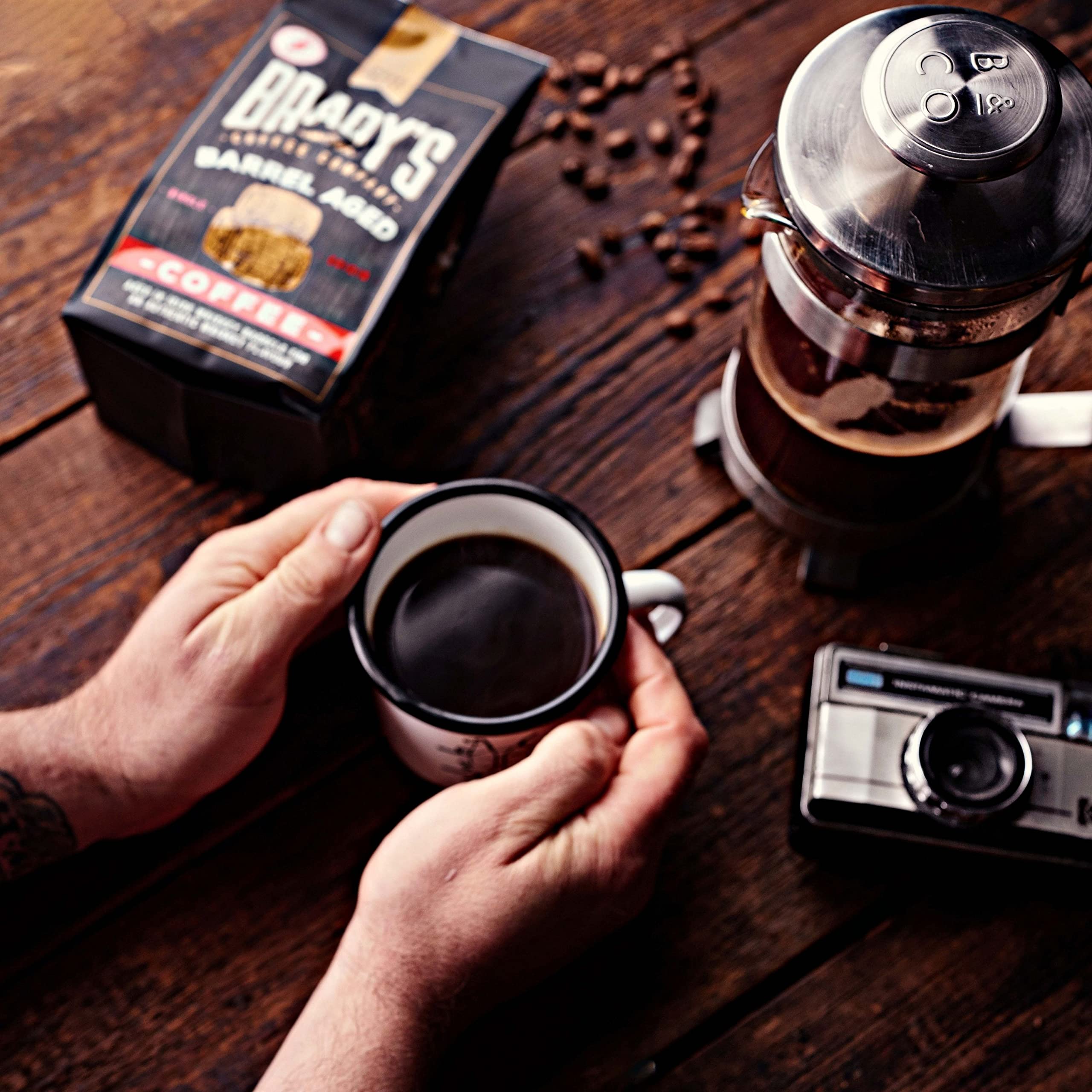 Brady's Irish Barrel Aged Ground Coffee - 100% Arabica Medium Roast - 227g 6