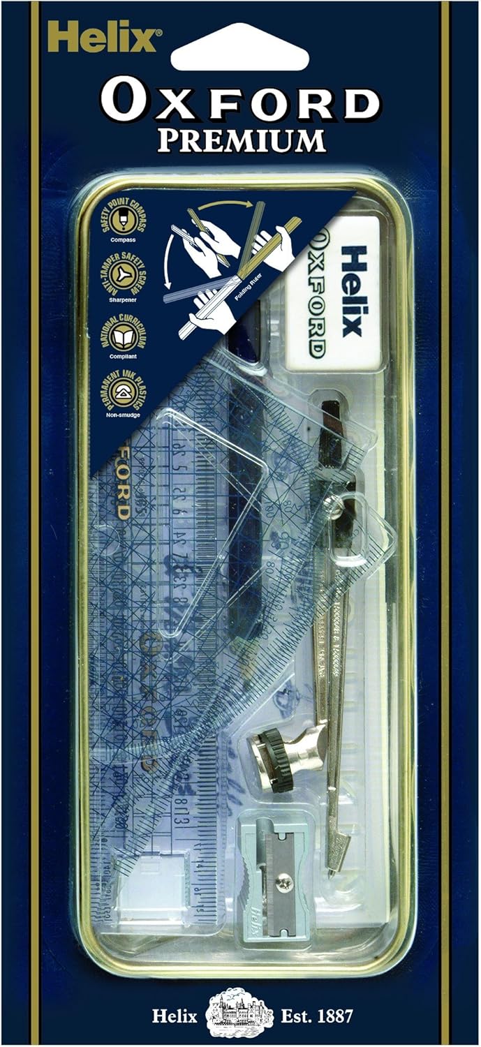 Helix Oxford Premium Maths Set Geometry Set