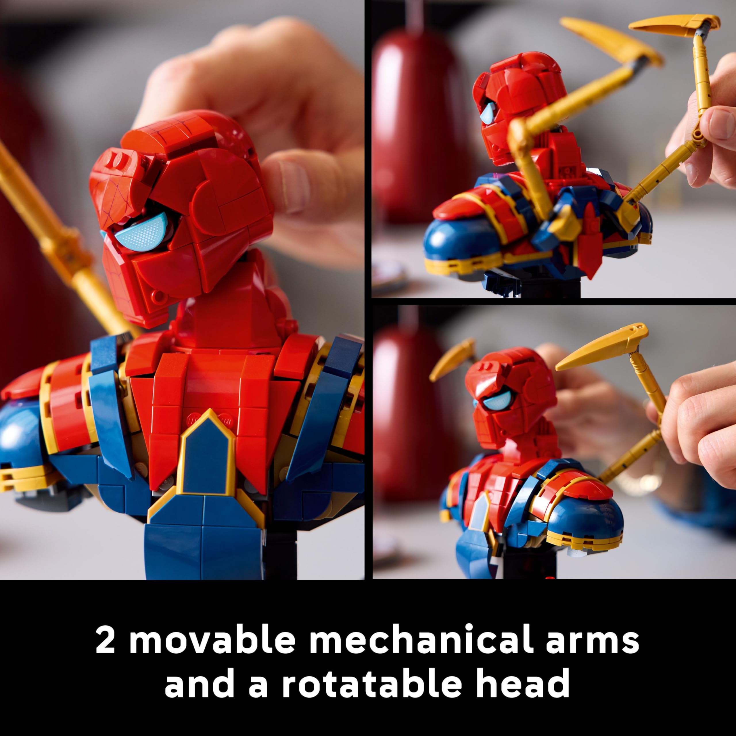 LEGO Marvel Iron Spider-Man Bust - Buildable Display Model for Adults (76326) 6