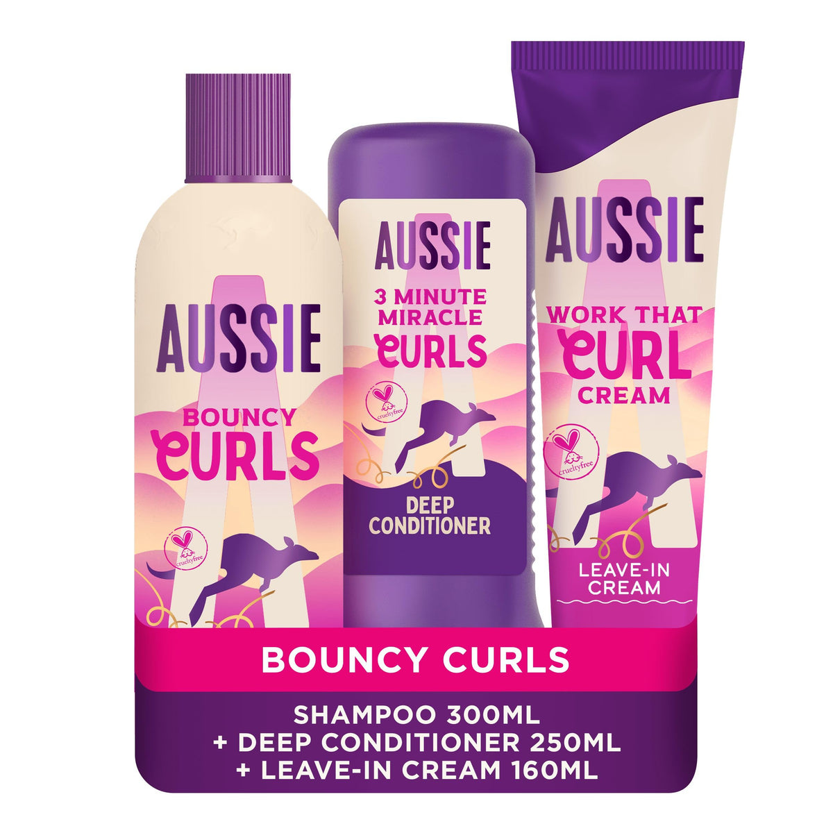 Aussie Bouncy Curls Shampoo & Conditioner Set - 710 ml