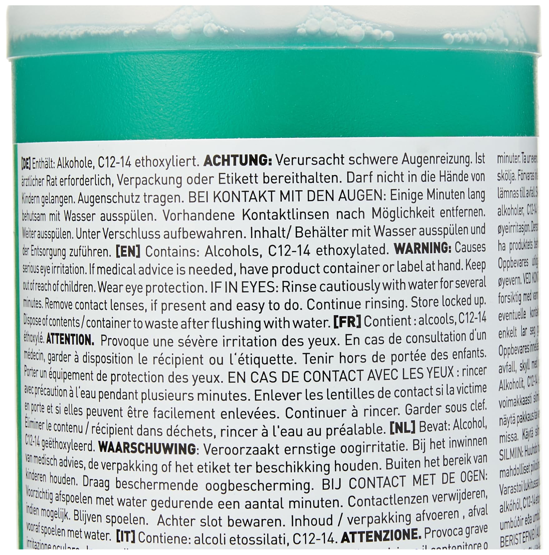 Unger FR100 Window Cleaning Liquid Soap - Smear-Free Glass Cleaner Concentrate 1L 4