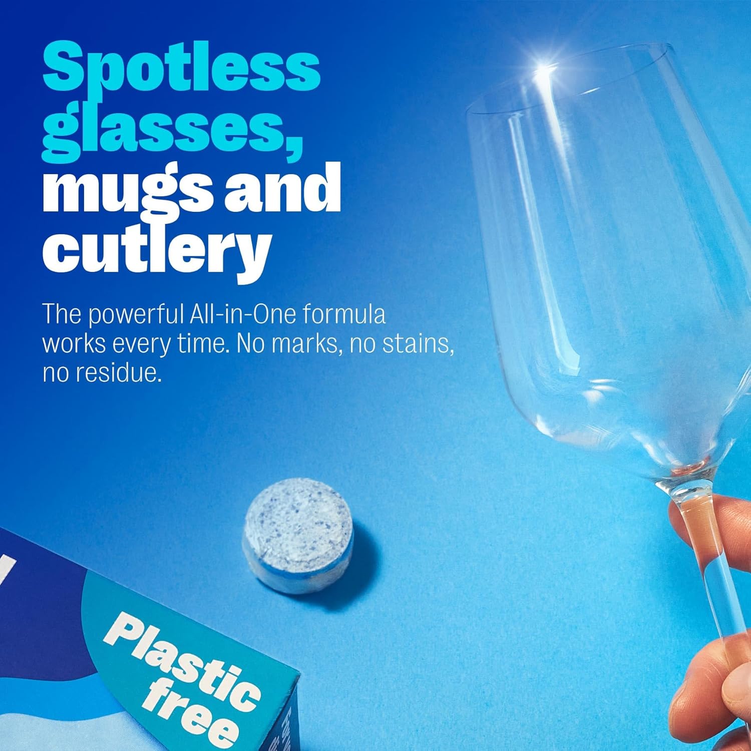 OceanSaver Eco-Friendly Dishwasher Tablets - 100 Pack | Plastic-Free, Non-Toxic Cleaning 6