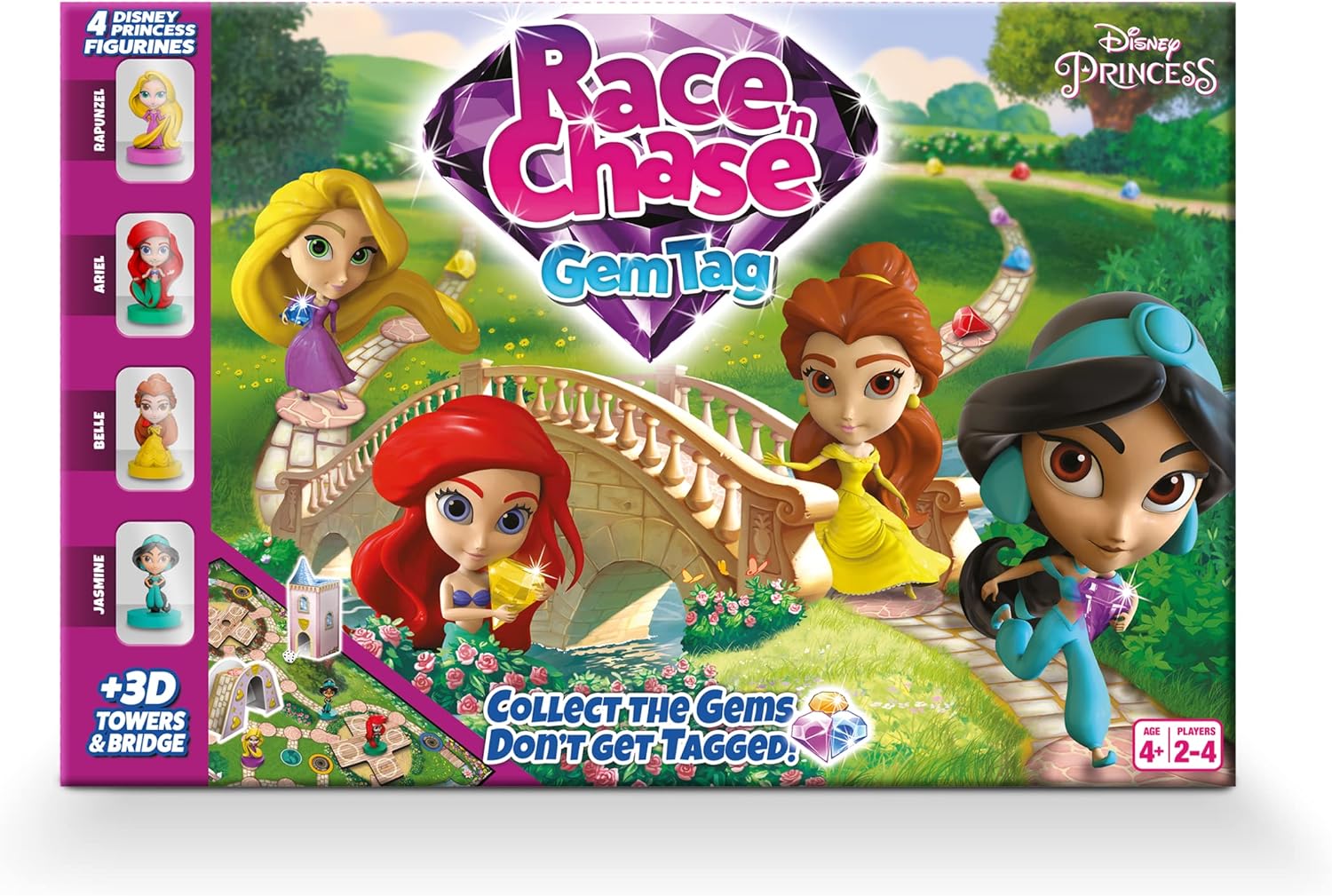 Disney Princess Race N Chase Board Game