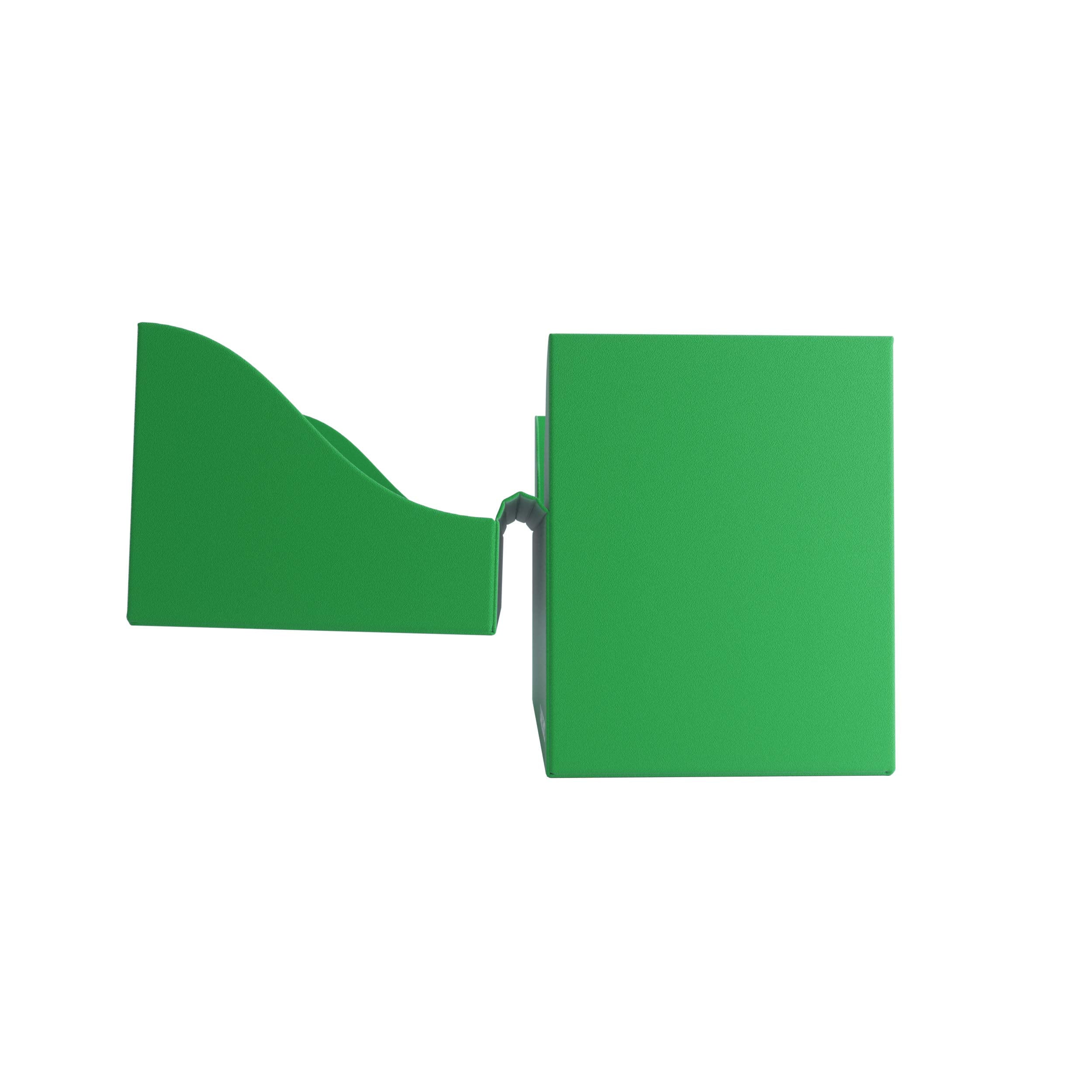 Gamegenic 80-Card Side Holder - Sideloading Deck Box with Cobra Neck, Green 9