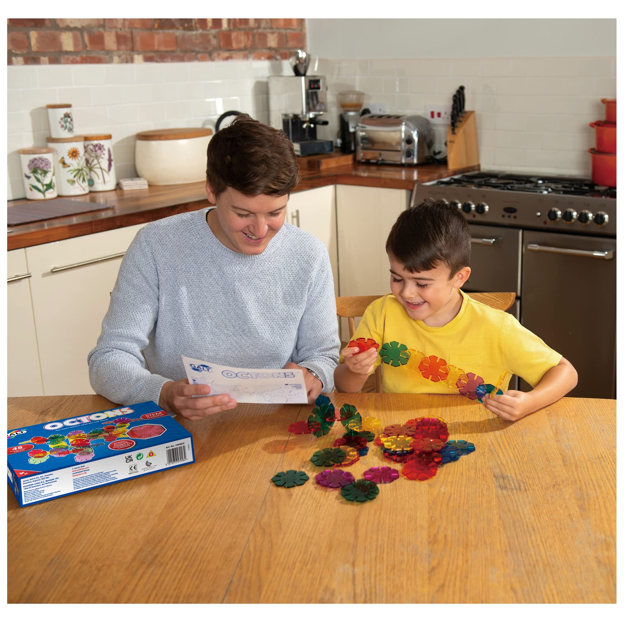 Galt Octons Construction Toy - Translucent Building Set for Ages 4+ 6