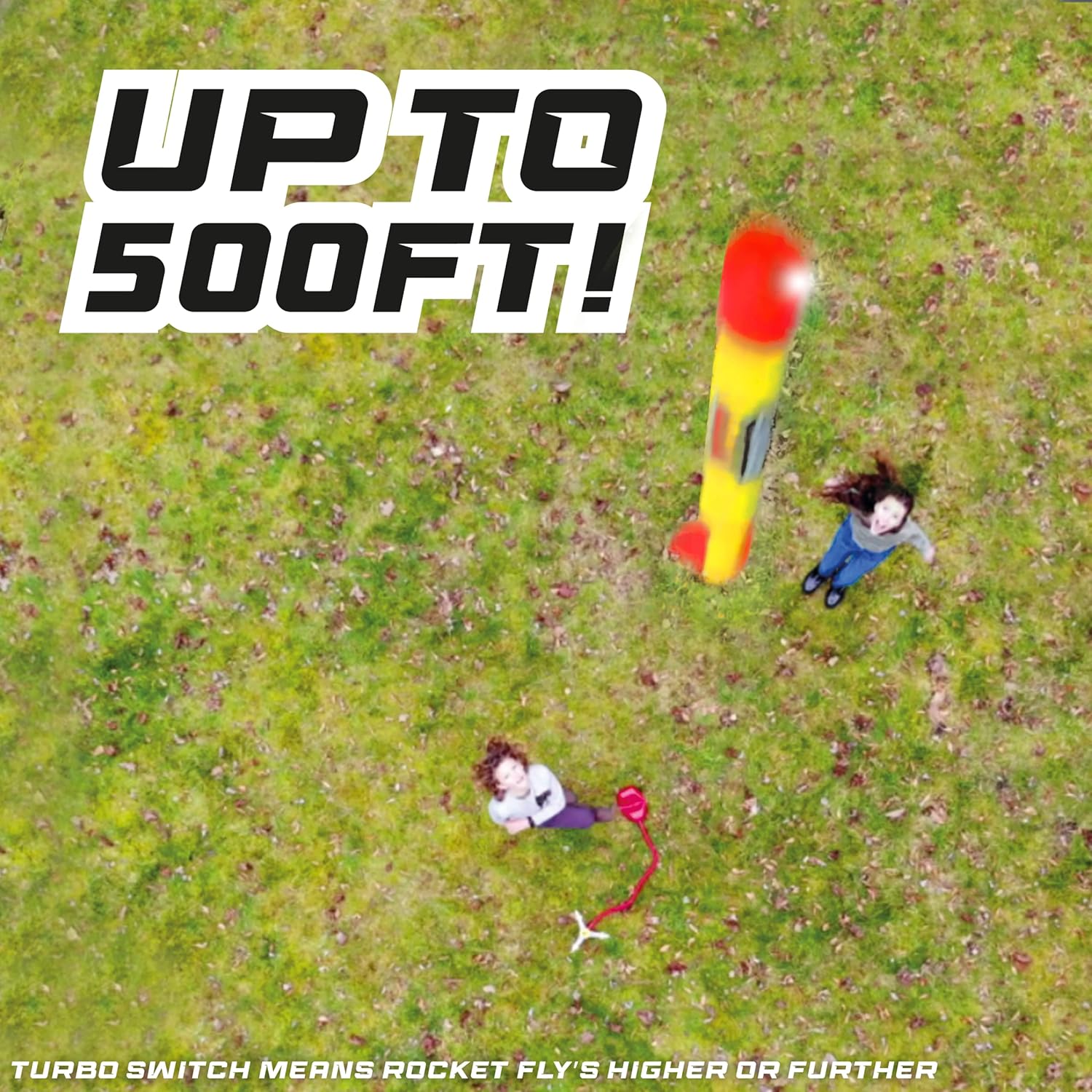 WOW! STUFF HYPR Duelling Battle Rocket - Outdoor Stomp Rocket Playset for Kids 5+ 2