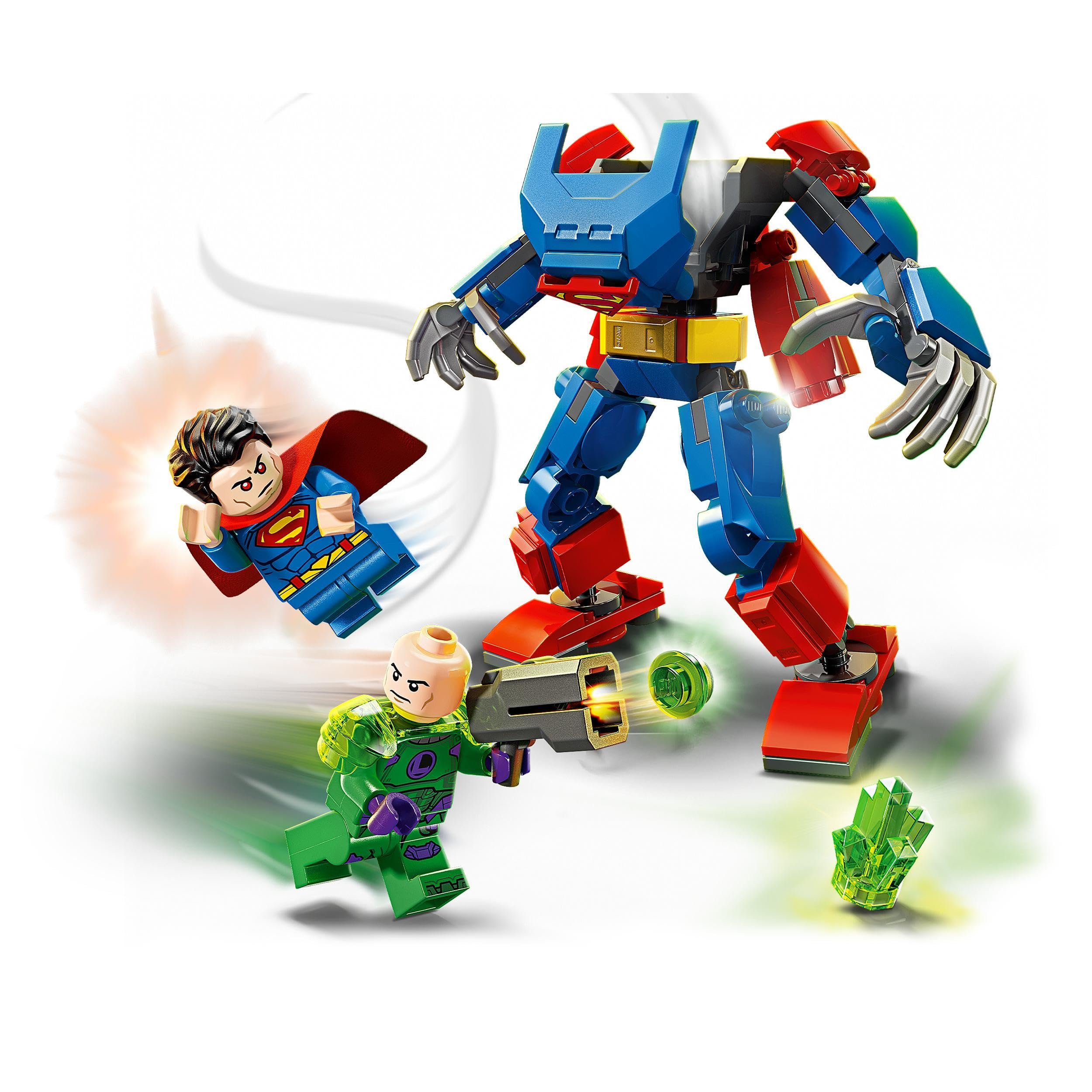 LEGO DC Superman Mech vs. Lex Luthor - Super Heroes Building Playset for Kids 6+ 5