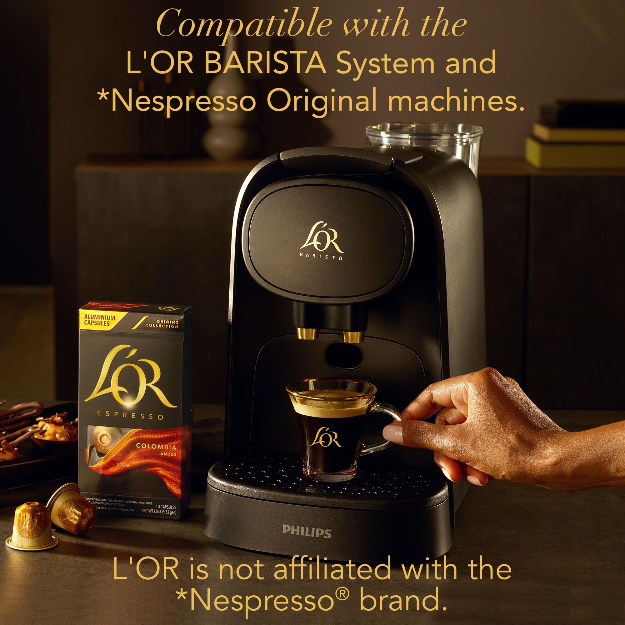 L"OR Espresso Vanilla Flavour - Aluminium Coffee Capsules (Pack of 10, Total 100 Capsules) 6