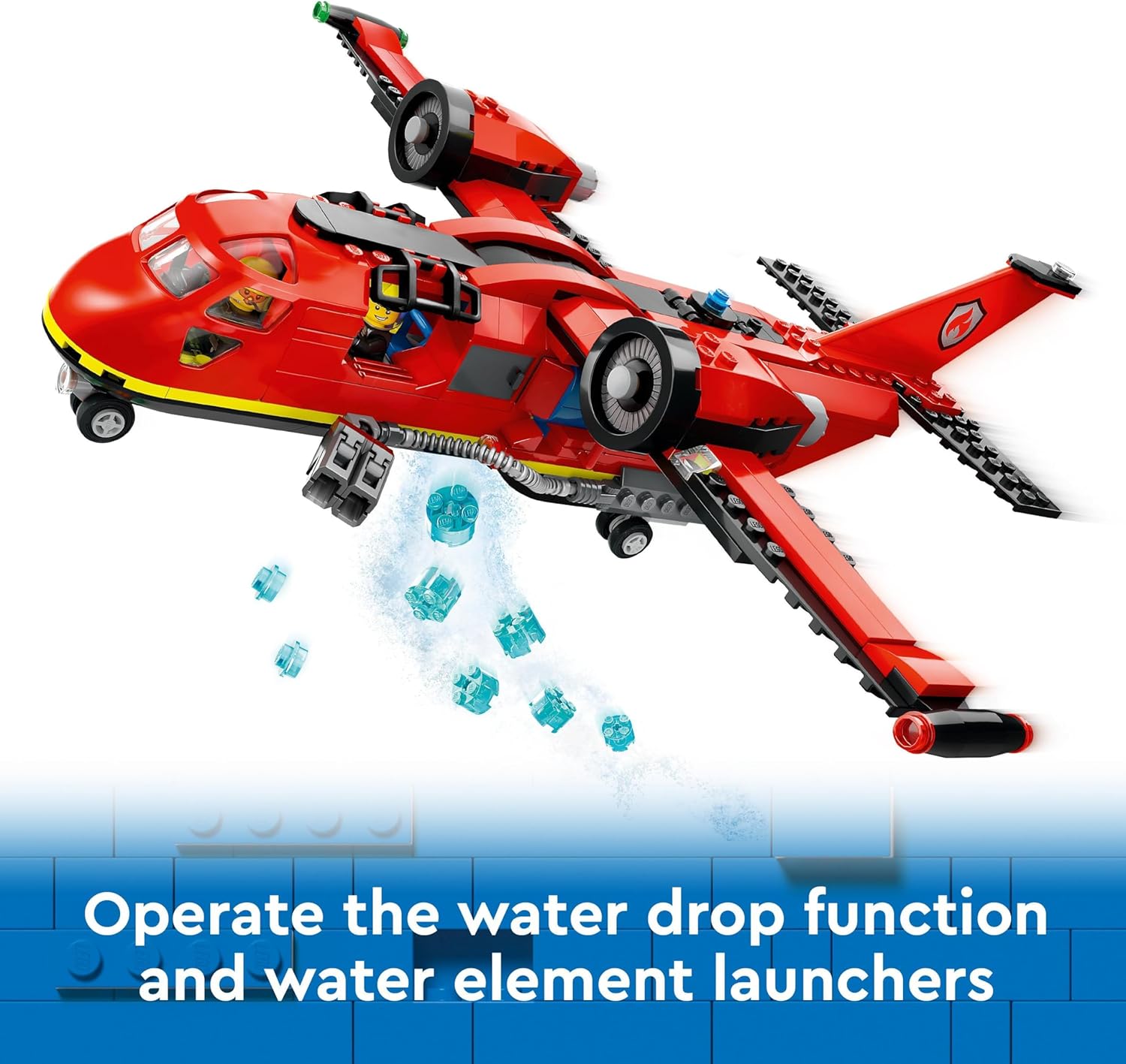 LEGO City Fire Rescue Plane Toy - 478-Piece Building Set for Ages 6 and Up 6