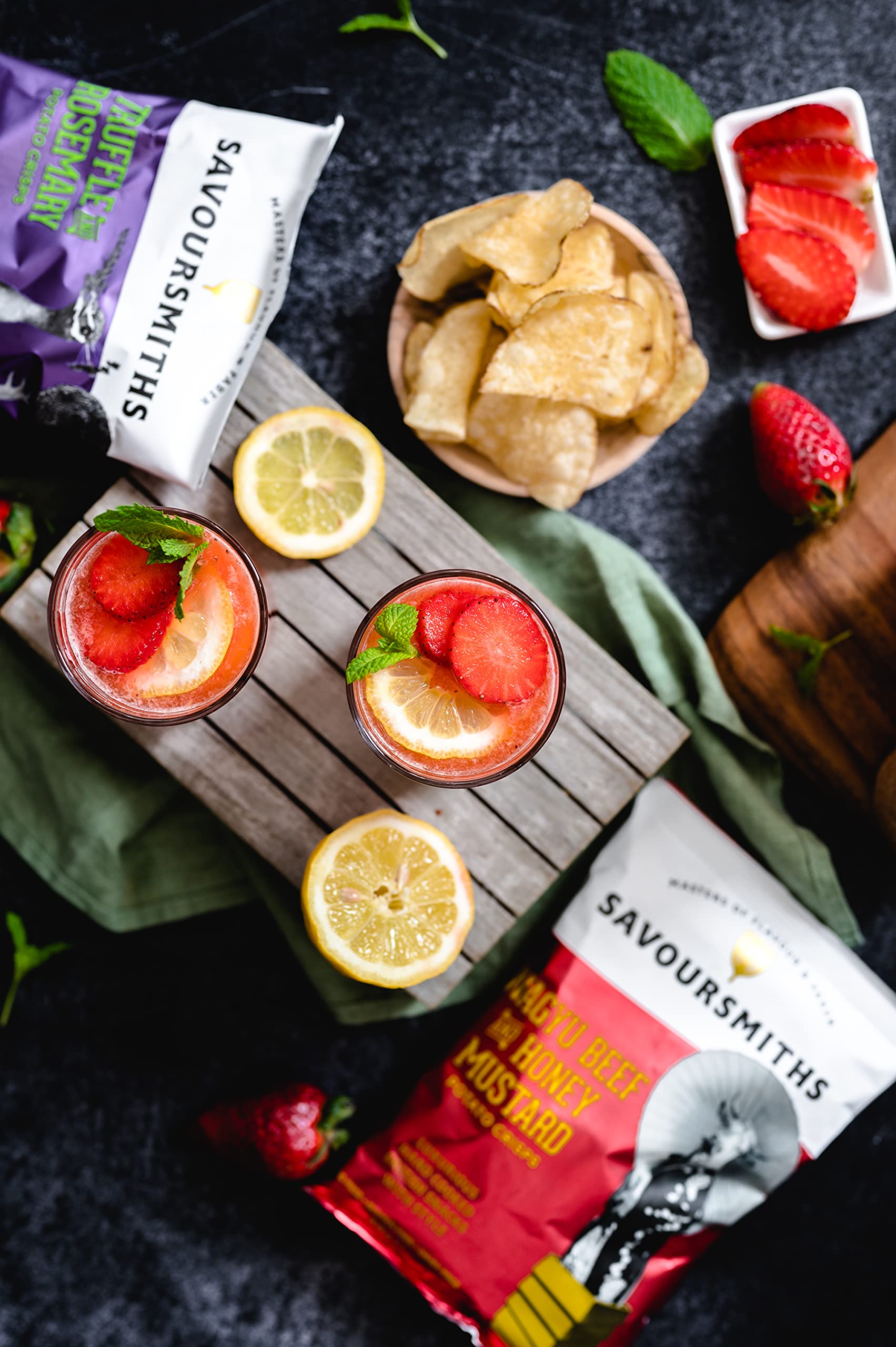 SAVOURSMITHS Wagyu Beef with Honey Mustard Hand-Cooked Potato Crisps 40g 13