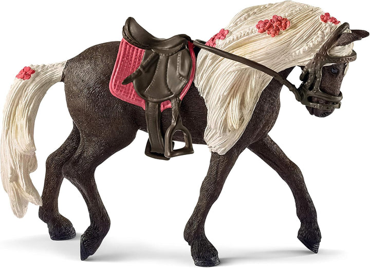 SCHLEICH Rocky Mountain Horse Mare Playset - Realistic Horse Show Toy for Ages 5+