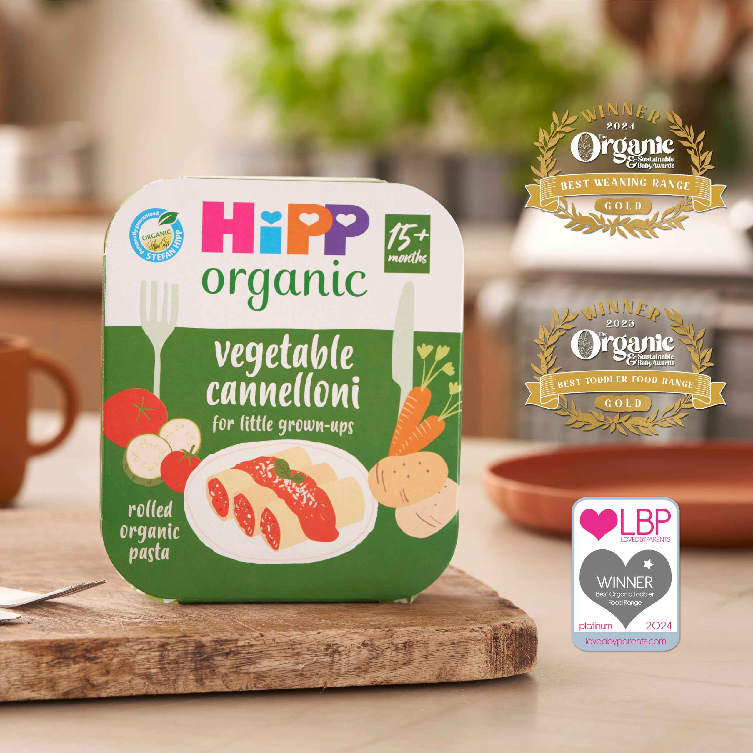 HiPP Organic Vegetable Cannelloni Toddler Meal 15+ Months 250g (Pack of 6) 4