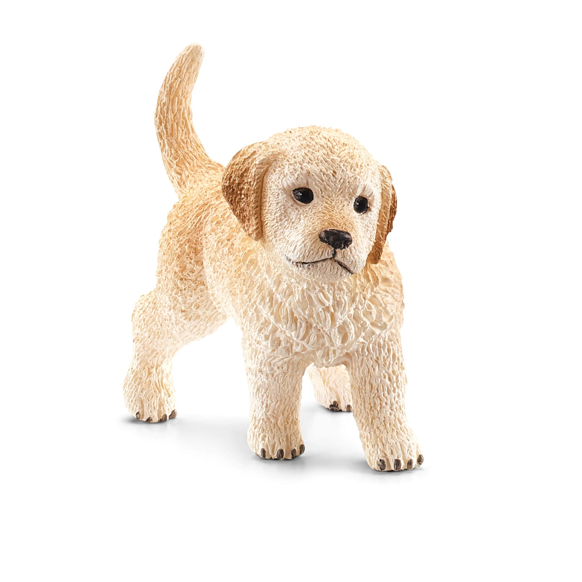 Schleich 16396 Golden Retriever Puppy Figurine - Individually Hand-Painted, Lifelike Farm World Toy for Kids 5