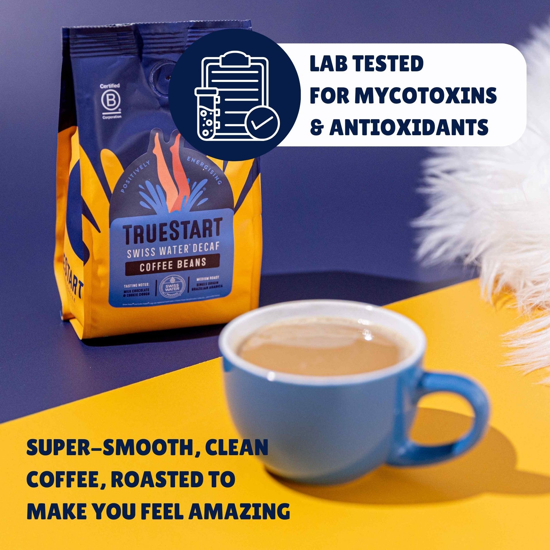 TrueStart Swiss Water Decaf Ground Coffee 200g - Single Origin Arabica 6