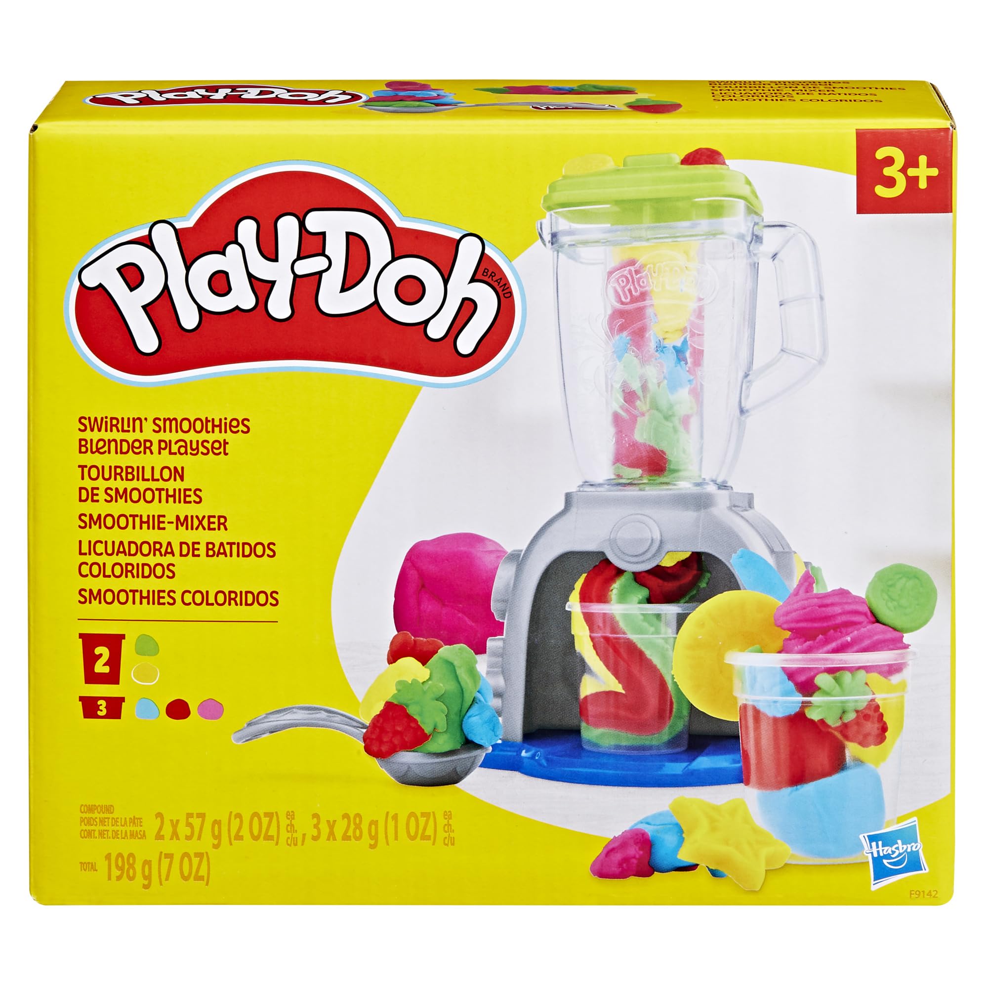 Play-Doh Swirlin' Smoothies Toy Blender Playset - Creative Kitchen Roleplay for Ages 3+ 9