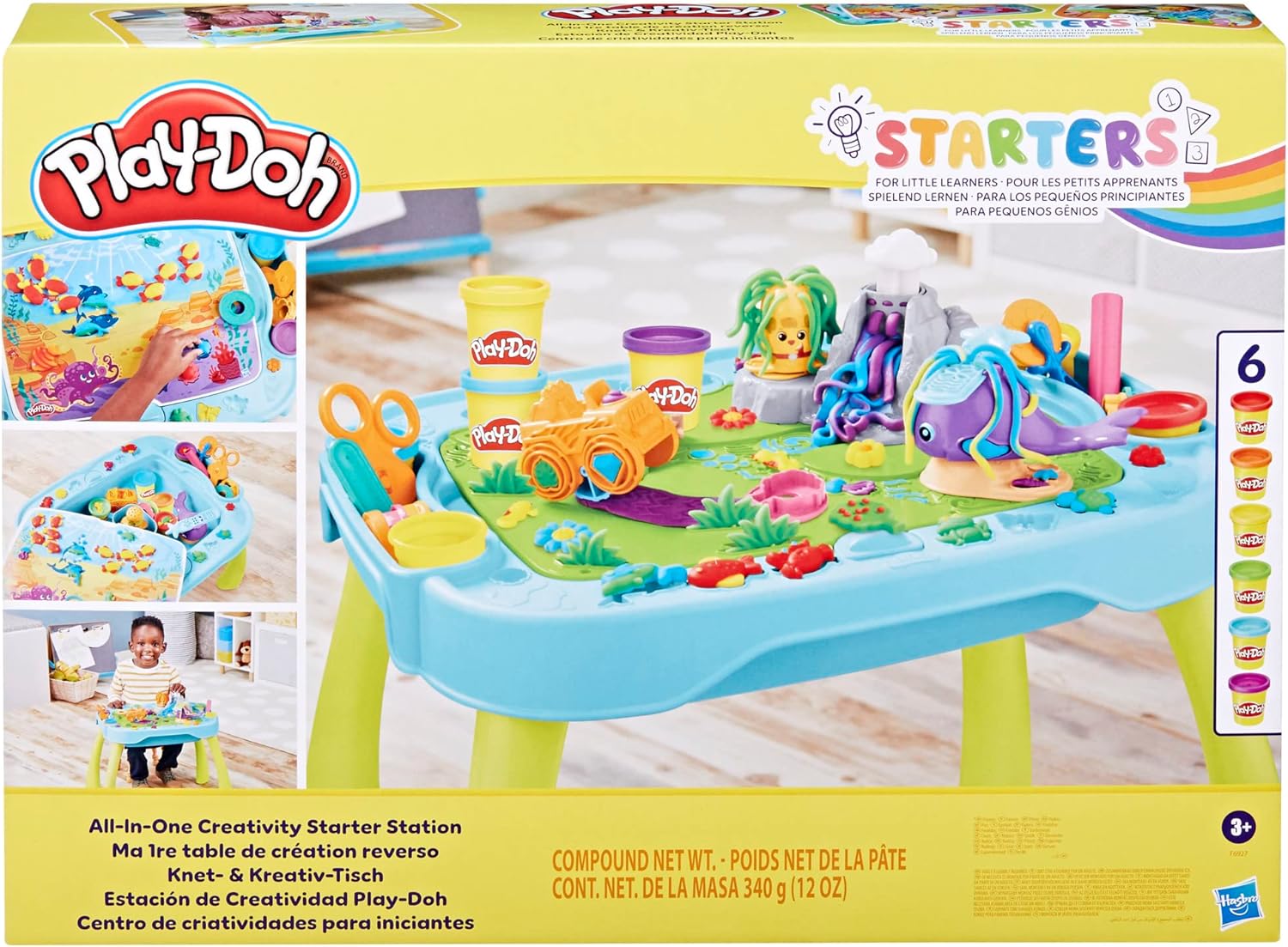 Play-Doh F6927 1st Creative Table - Reversible Arts & Crafts Center for Kids 3+ 11