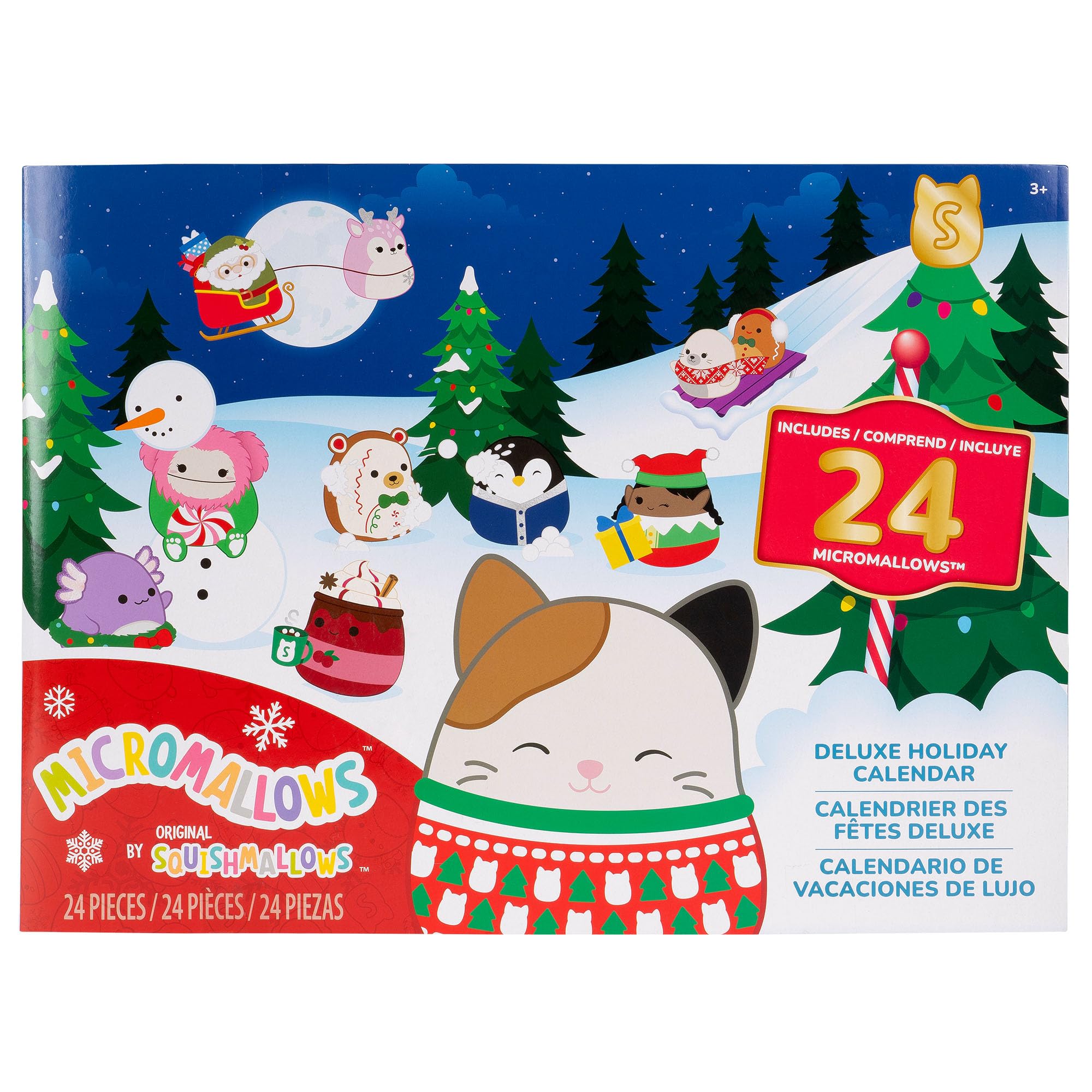 Micromallows Squishmallows 24-Day Holiday Plush Advent Calendar - 3+ Years 8