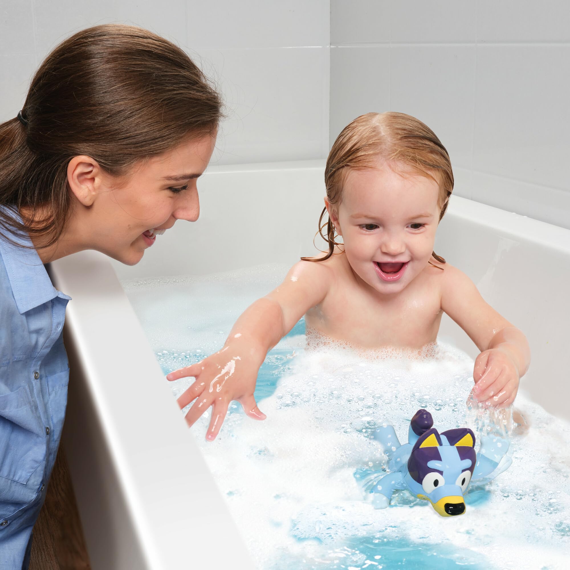 TOMY Toomies Swimming Bluey Bath Toy with Pull String Seahorse | Ages 18 Months+ 4