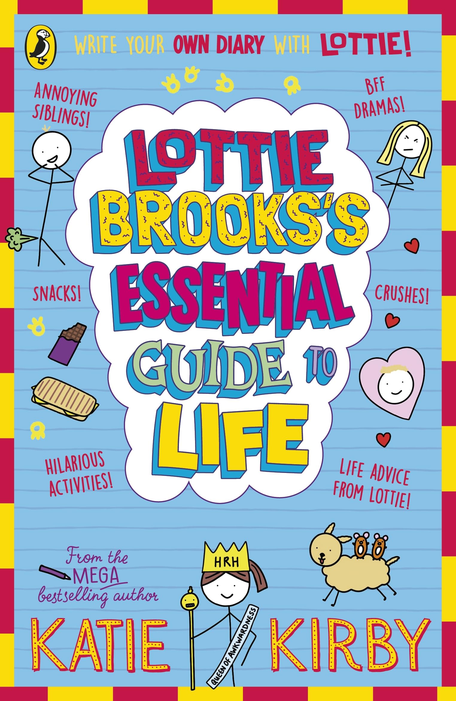 Puffin Lottie Brooks’s Essential Guide to Life: Write Your own Diary with Lottie | Paperback | English