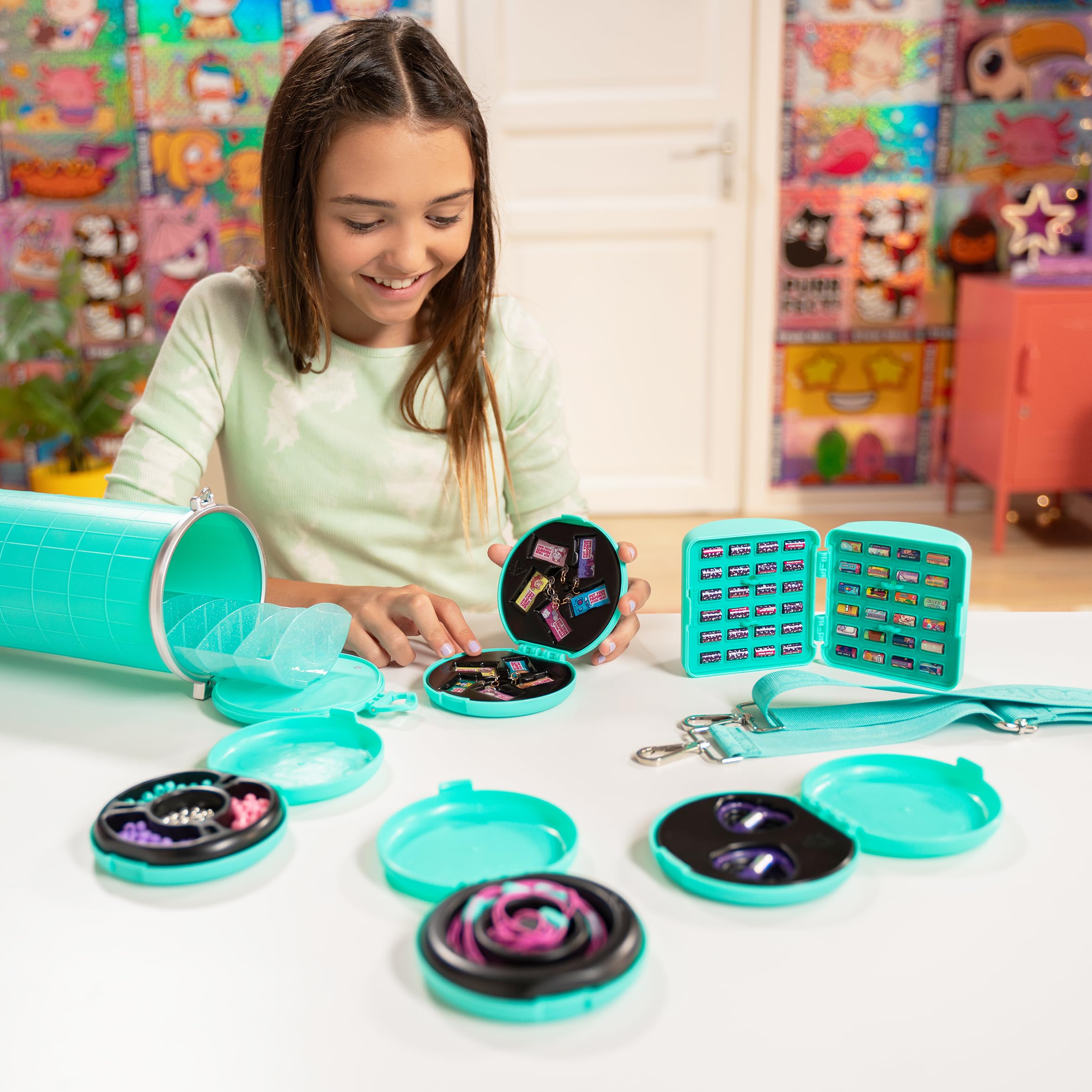 Sticki Rolls Rolluxe Series 2 - Glam Handbag + Craft Kit with 3 Jumbo Stickis 6