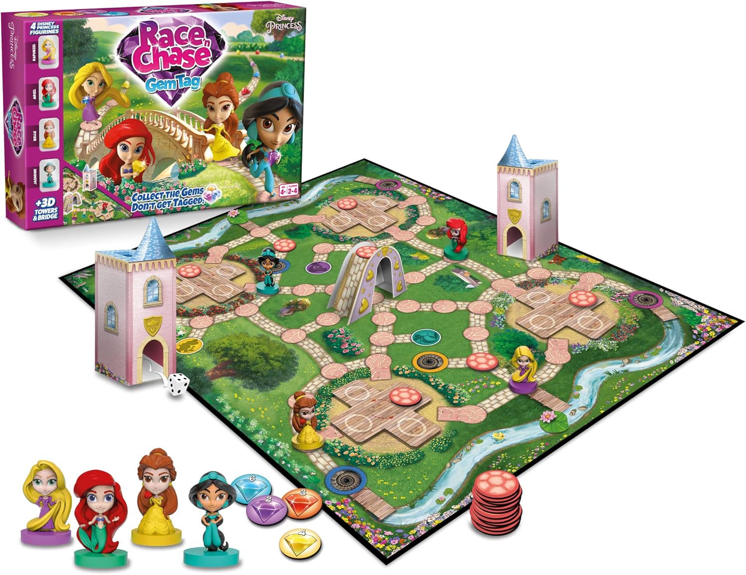 Disney Princess Race N Chase Board Game 6