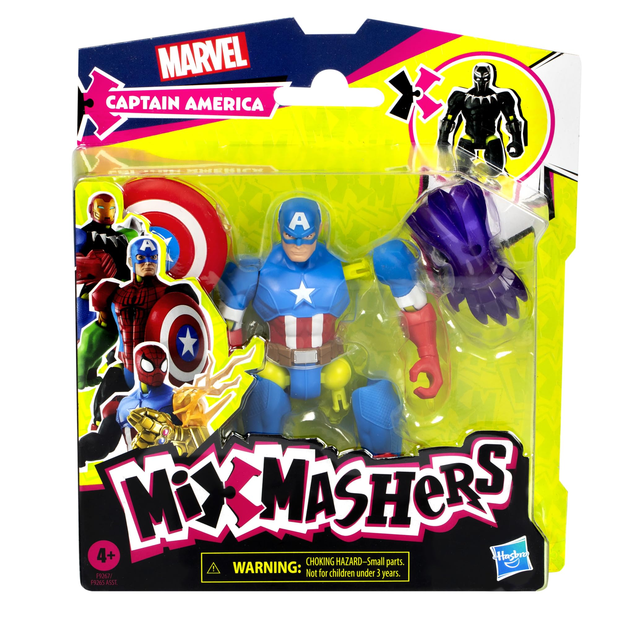 Marvel Captain America MixMashers Action Figure - Mix & Match Super Hero Toy for Kids 9