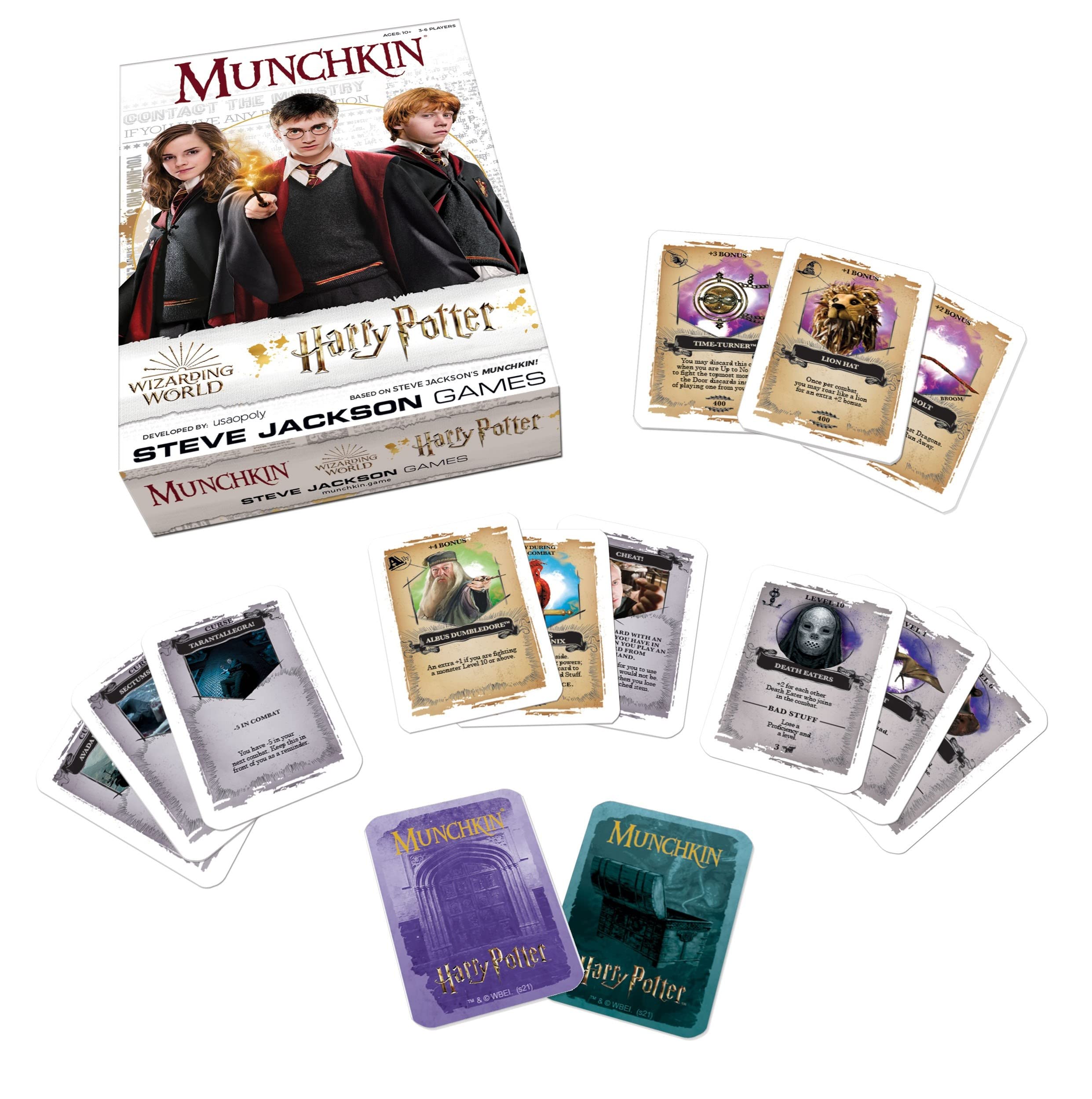 USAopoly Munchkin Harry Potter Board Game | Card Game | 3-6 Players 5