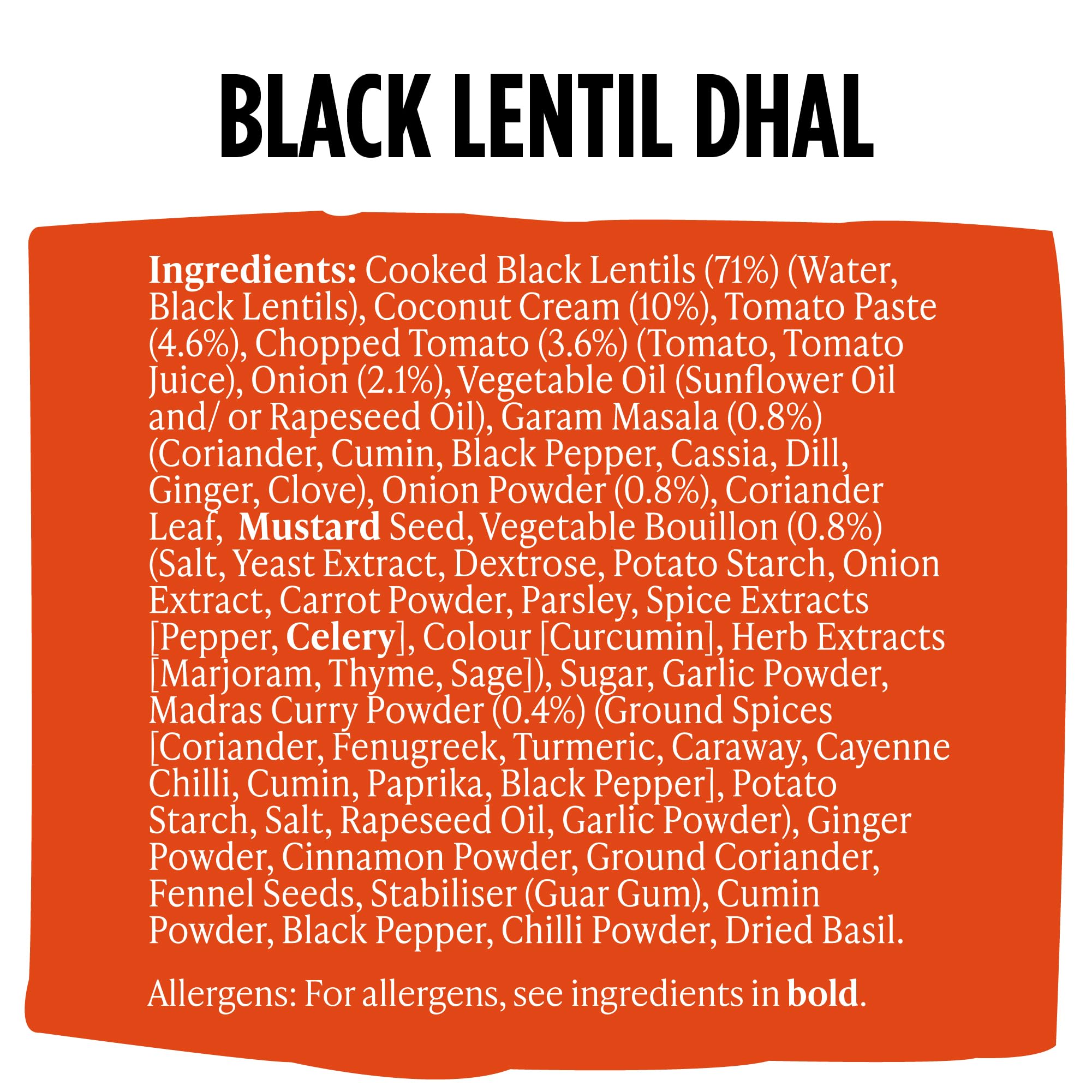 Merchant Gourmet Ready-to-eat Black Dhal - 6 x 280g Pouches | High Fibre & Protein 4