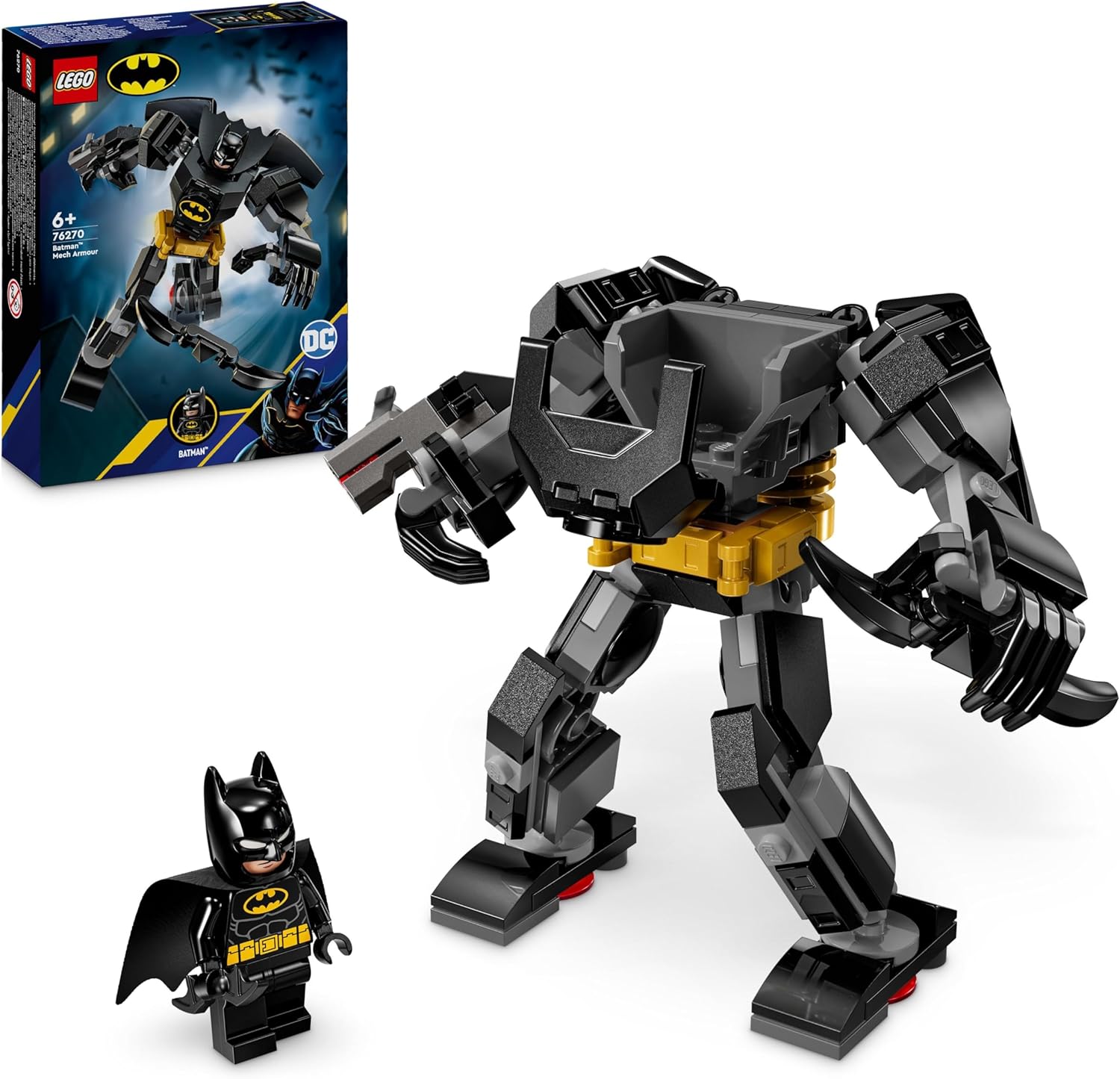 LEGO DC Batman Mech Armour Super-Hero Toy - Action Figure & Building Set for Ages 6+