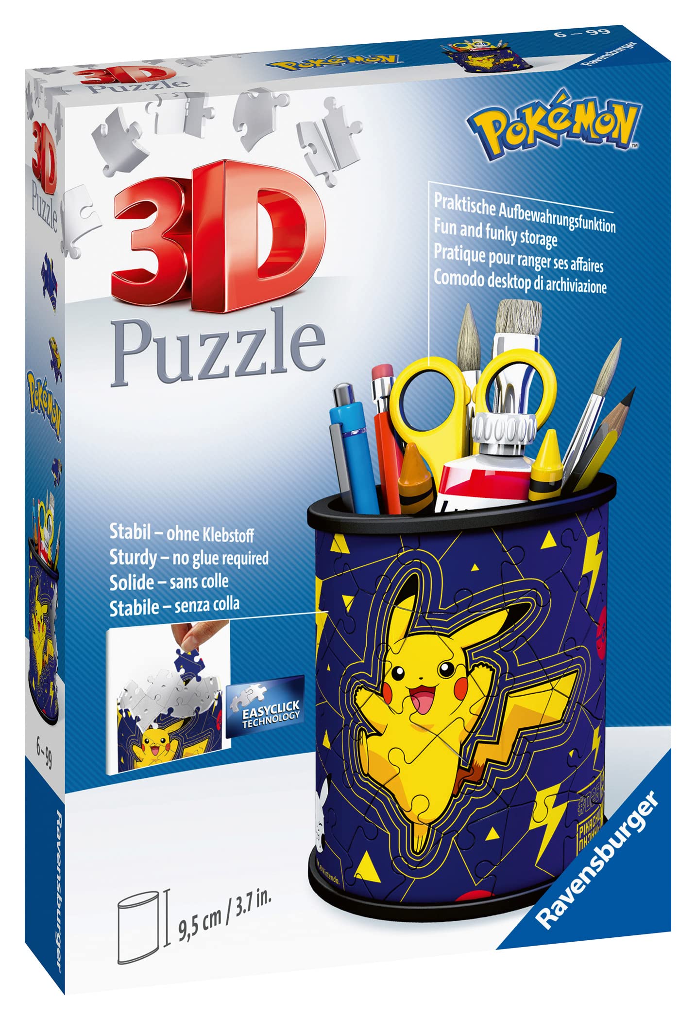 Ravensburger Pokemon 3D Jigsaw Puzzle - Pikachu Pencil Pot - 54 Pieces 8