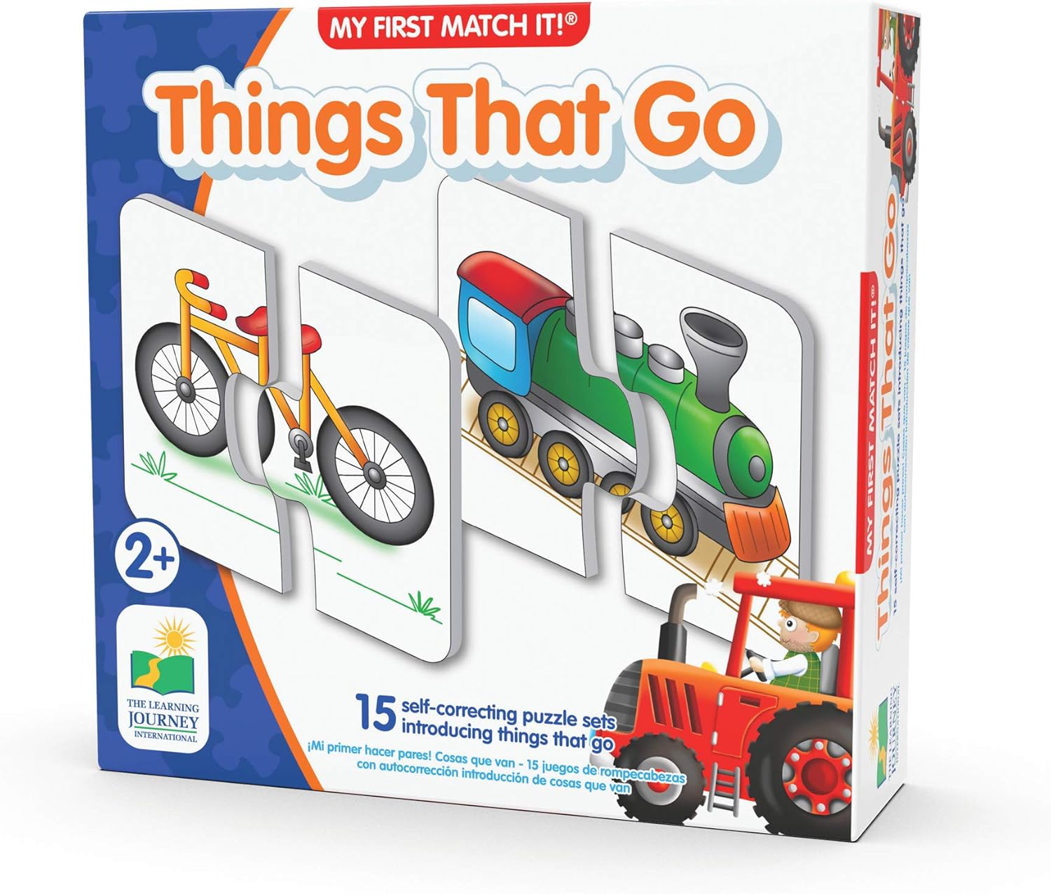 My First Match It! Things That Go Puzzle Set - Educational Vehicle Puzzles for Toddlers 2-5 Years 3