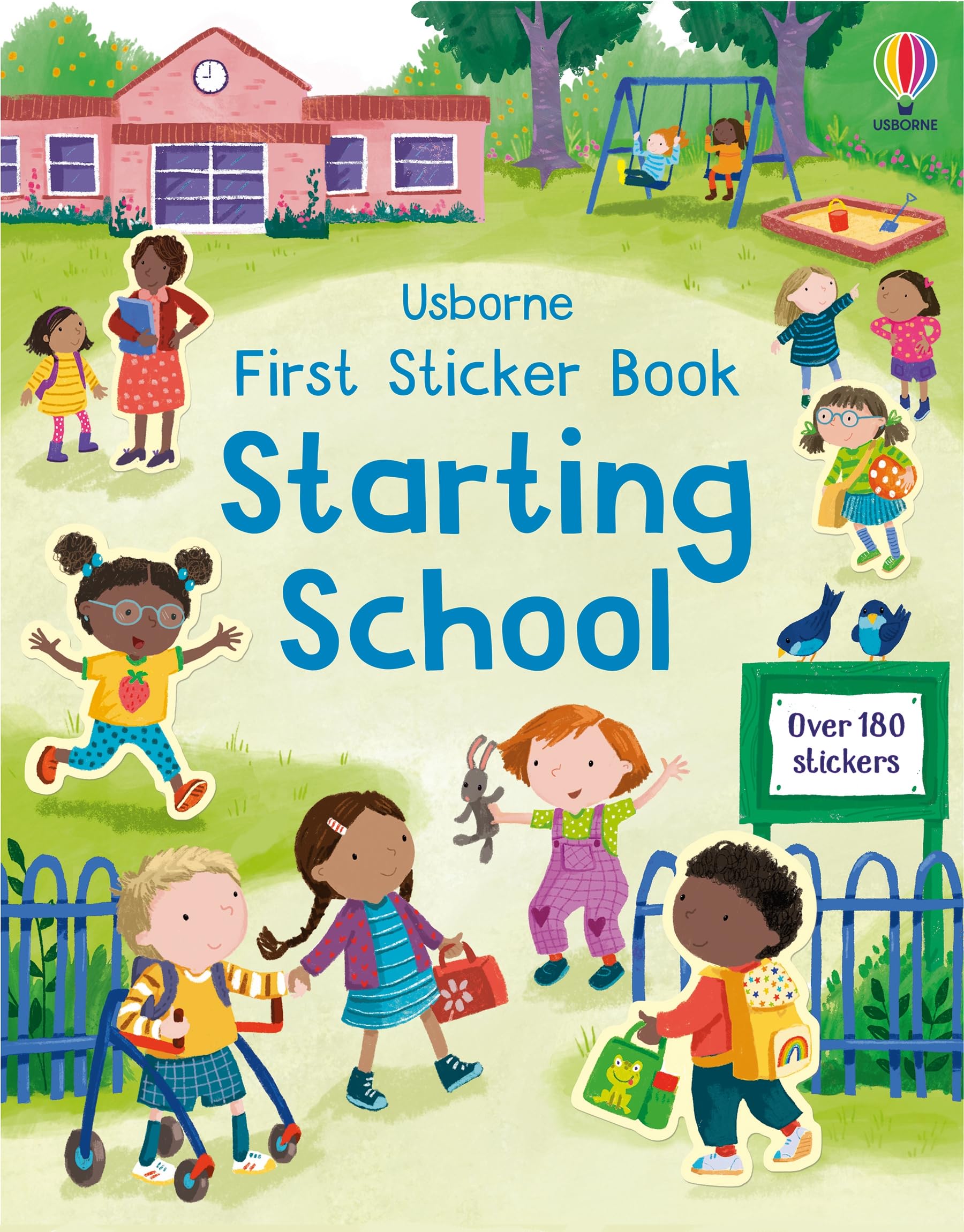 Usborne First Sticker Book Starting School - Illustrated, Ages 3-5 Years | English 1