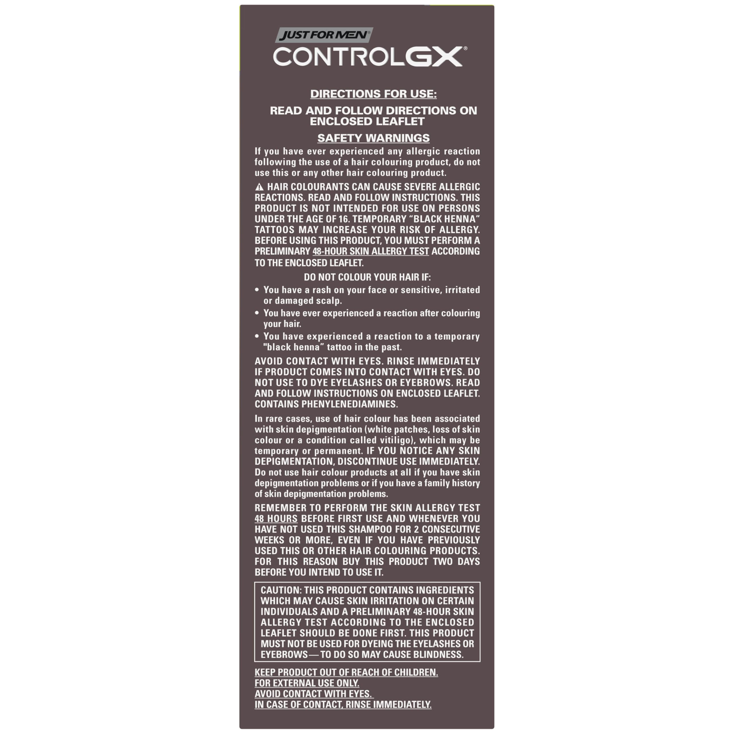 Just For Men Control GX Reducing Shampoo for Grey Hair with Coconut Oil (168g) 6