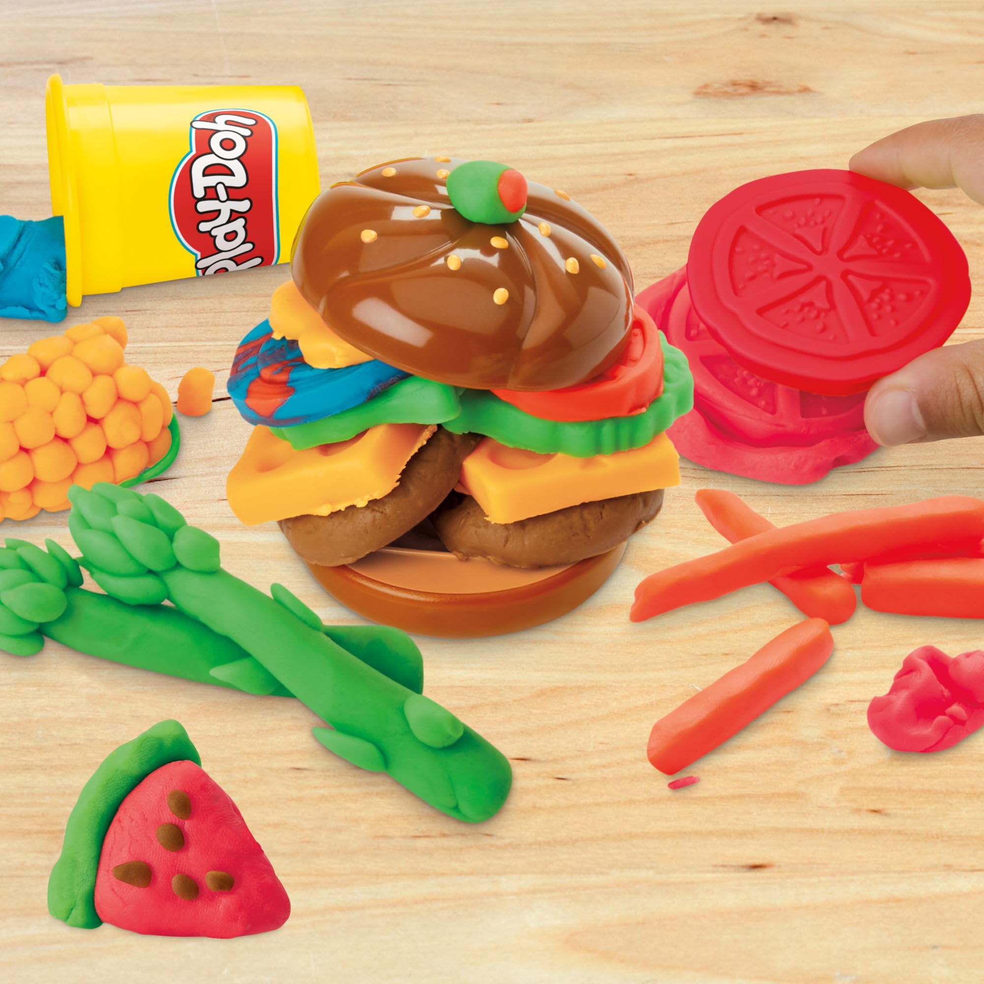Play-Doh Grill Fun Playset - Ages 3+ | Includes 6 Cans Compound | Non-Toxic 4