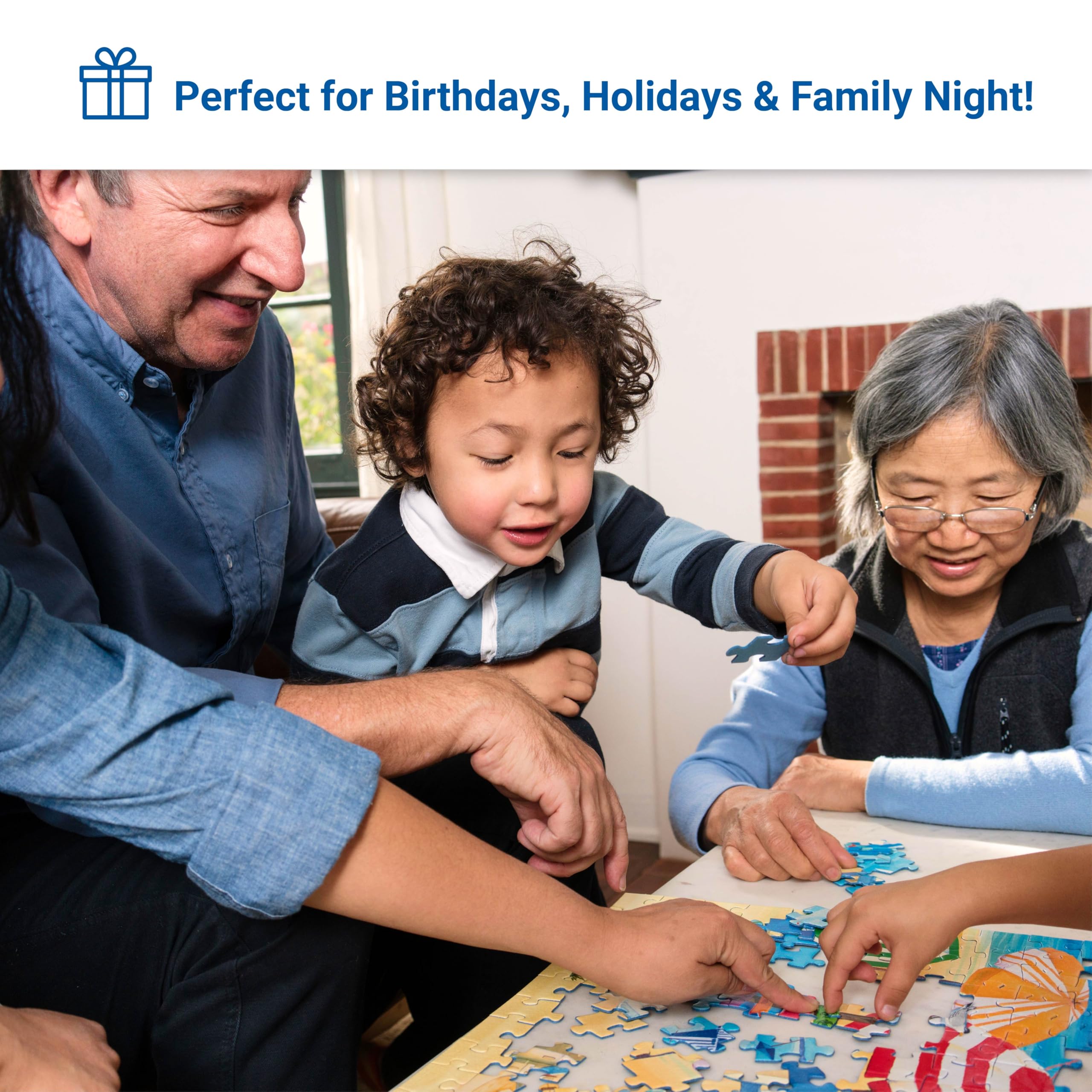 Ravensburger World Landmarks Map 200 Piece Jigsaw Puzzle - XXL Large Pieces for Kids 8 Years Up 15