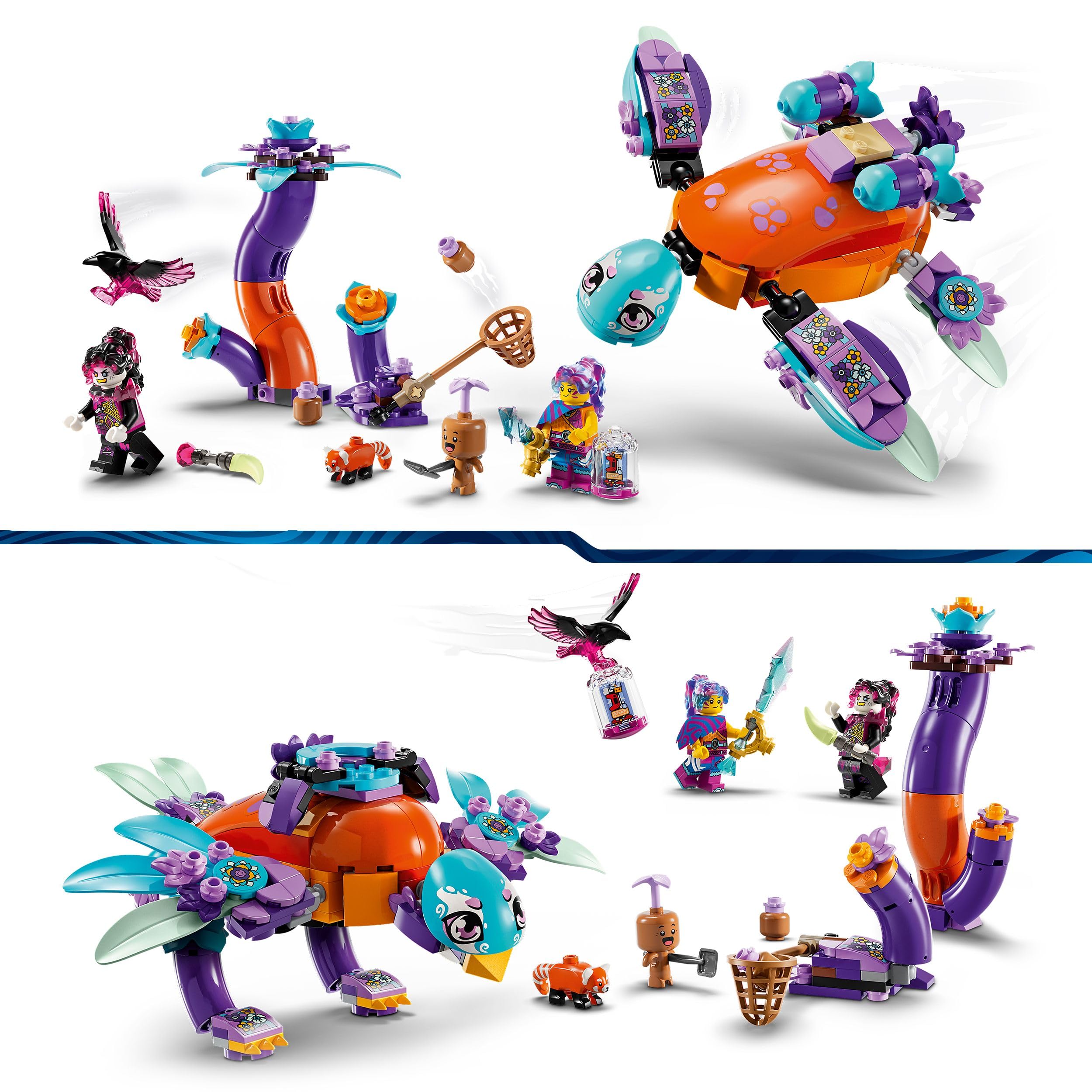 LEGO DREAMZzz Izzie’s Dream Animals Set - Panda, Turtle, Bird Building Toy for Ages 8+ 12