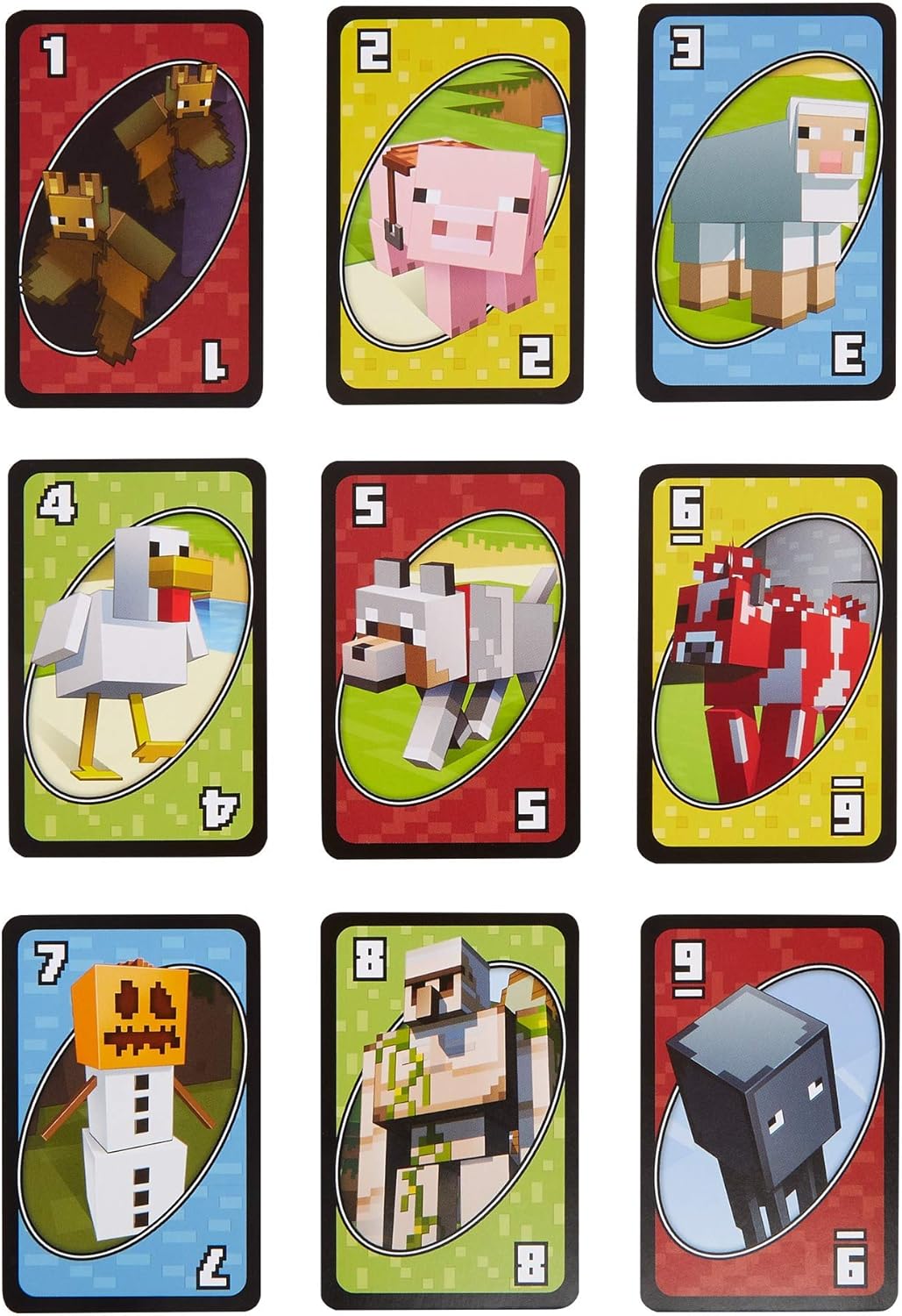 Mattel UNO Minecraft Card Game, Multi-Colour 6