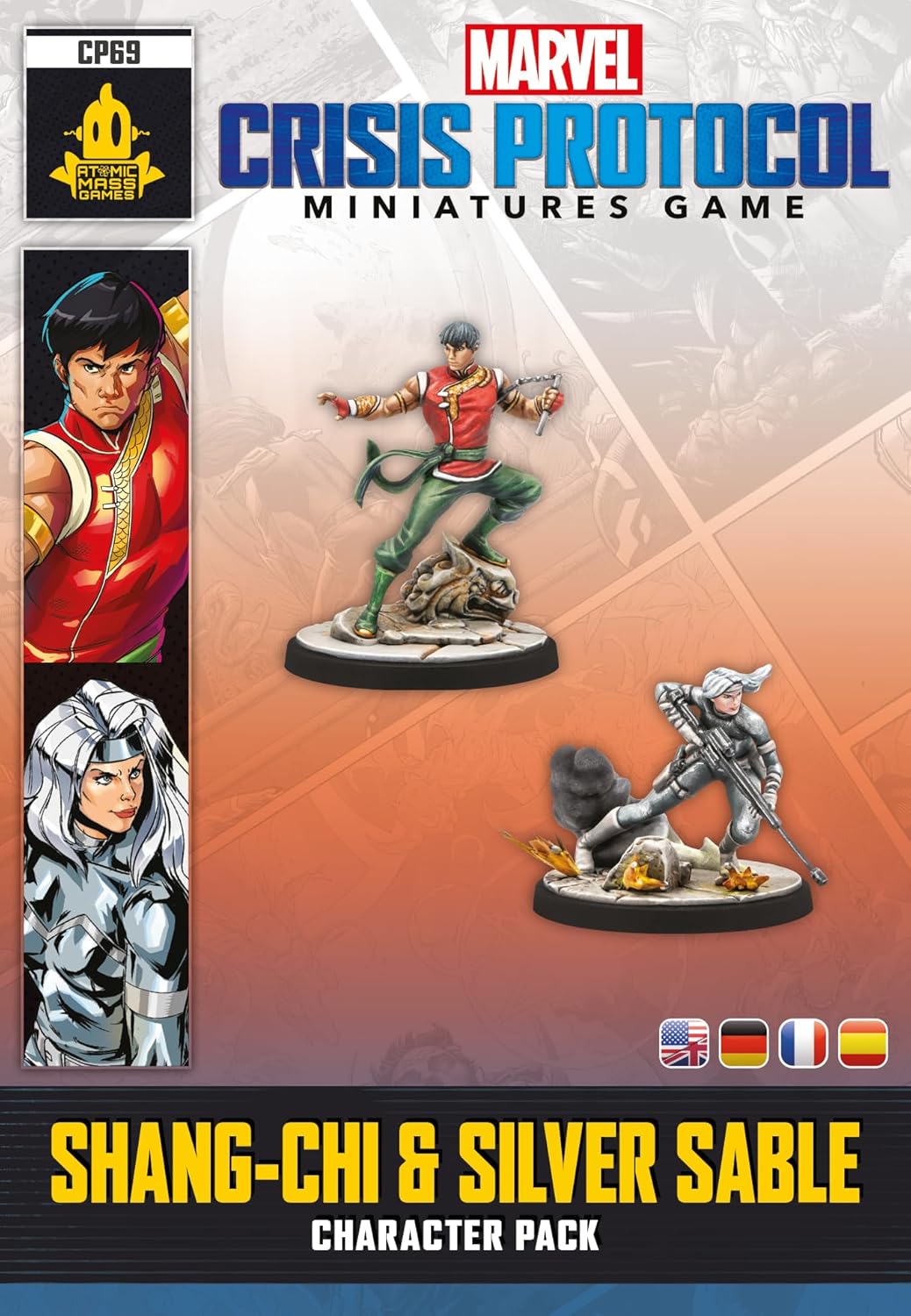 Atomic Mass Games Marvel: Crisis Protocol Shang-Chi & Silver Sable Character Pack 5
