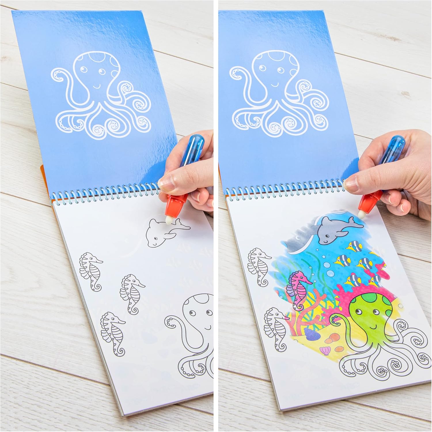 Galt Water Magic - Under the Sea Reusable Colouring Book for Kids 3+ 5