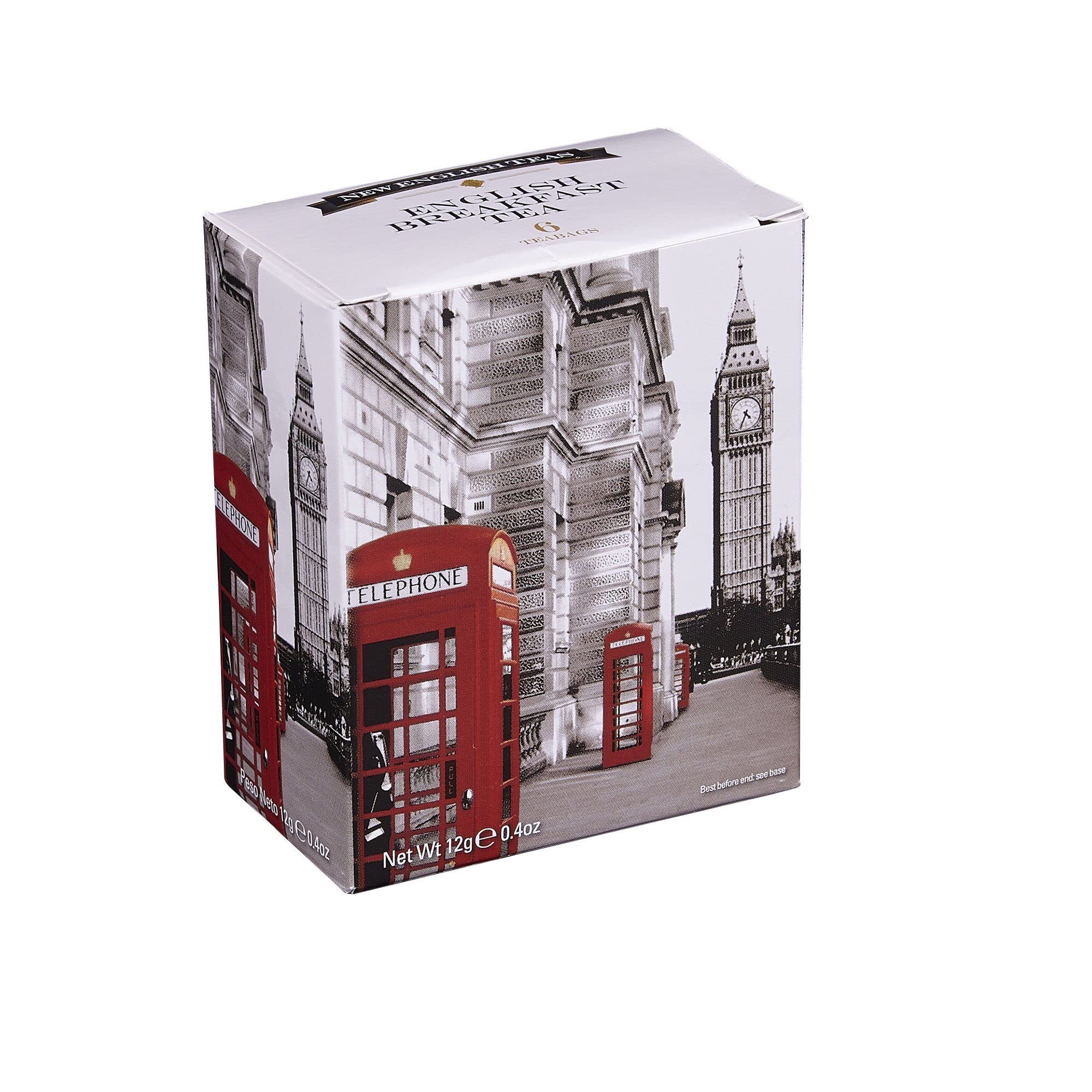 New English Teas London Landmarks Breakfast Tea - 6 Teabags | Iconic British Imagery | Individually Wrapped