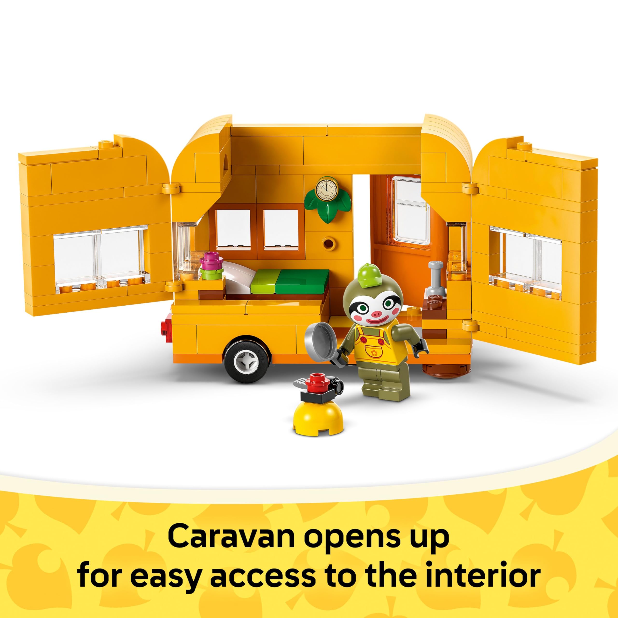 LEGO Animal Crossing Leif’s Caravan & Garden Shop Building Set | Model 77054 | Ages 7+ 4